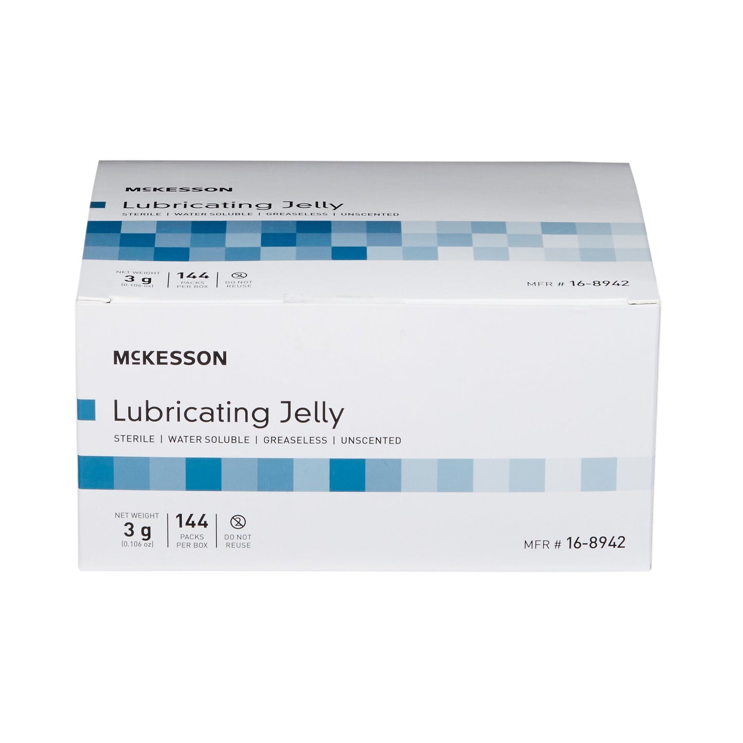 LUBRICATING JELLY, STR FOIL PKT 3GRAM (144/BX 6BX/CS)