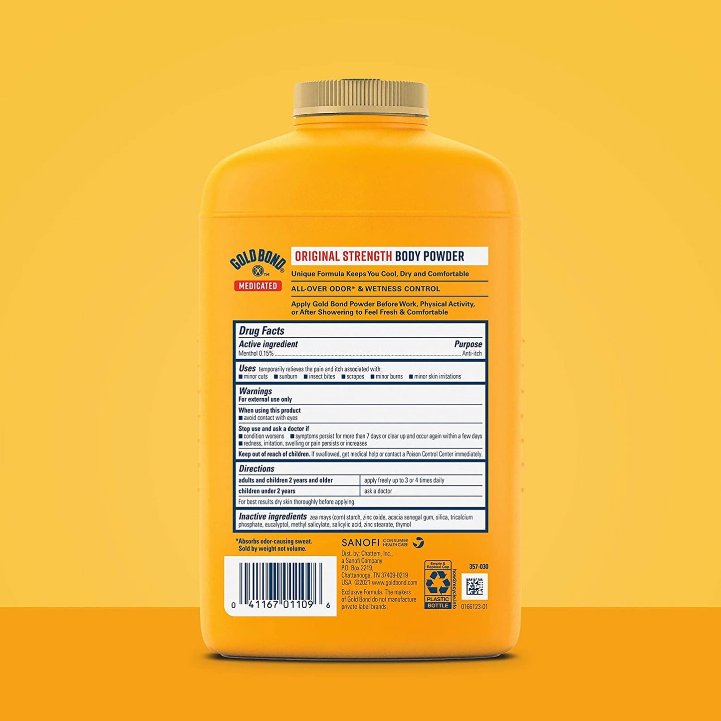 GOLD BOND, PDR MEDICATED ORIG STRNTH 10OZ