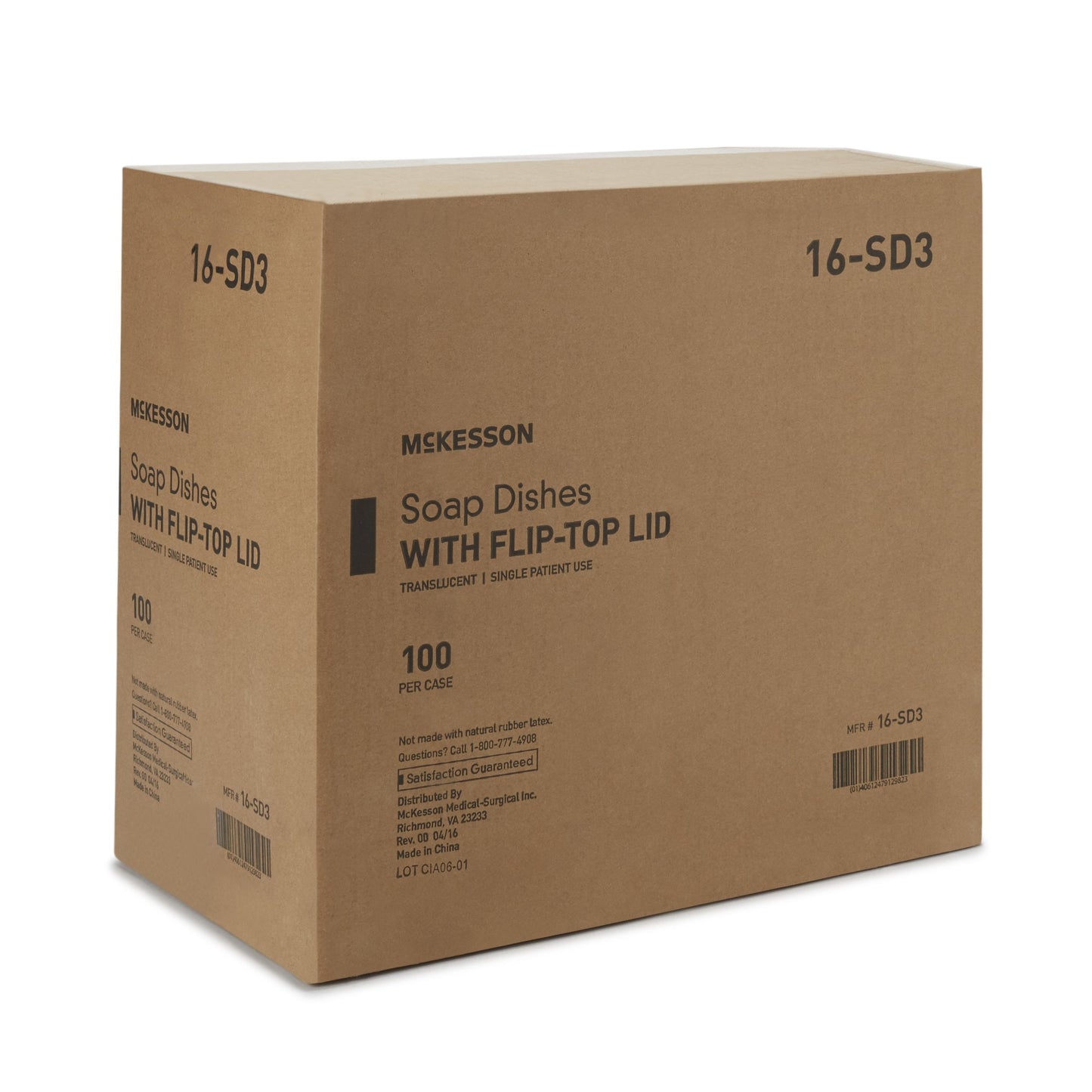 DISH, SOAP HINGED LF (100/CS)