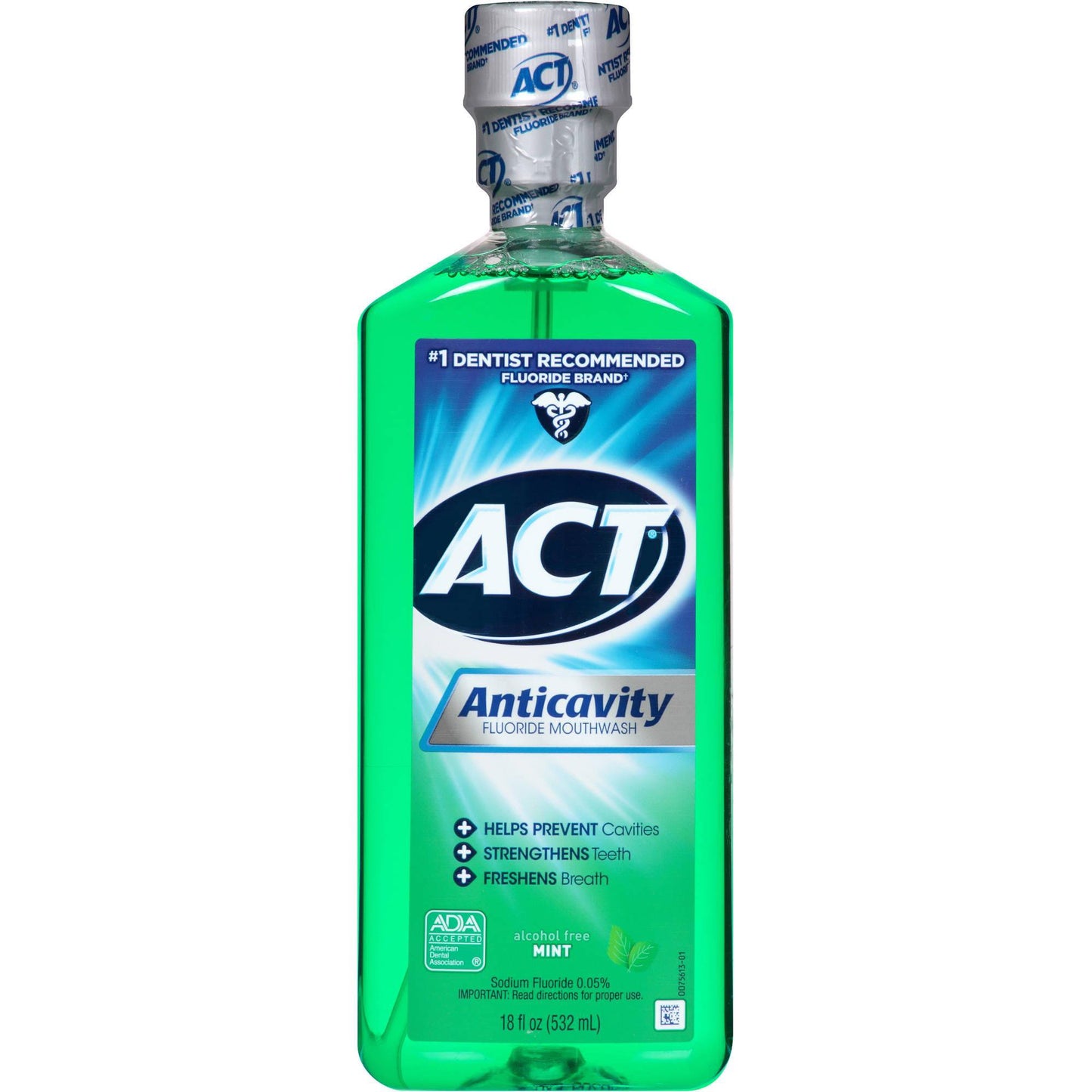 MOUTHWASH, ACT FLUOR RINSE MINT 18OZ