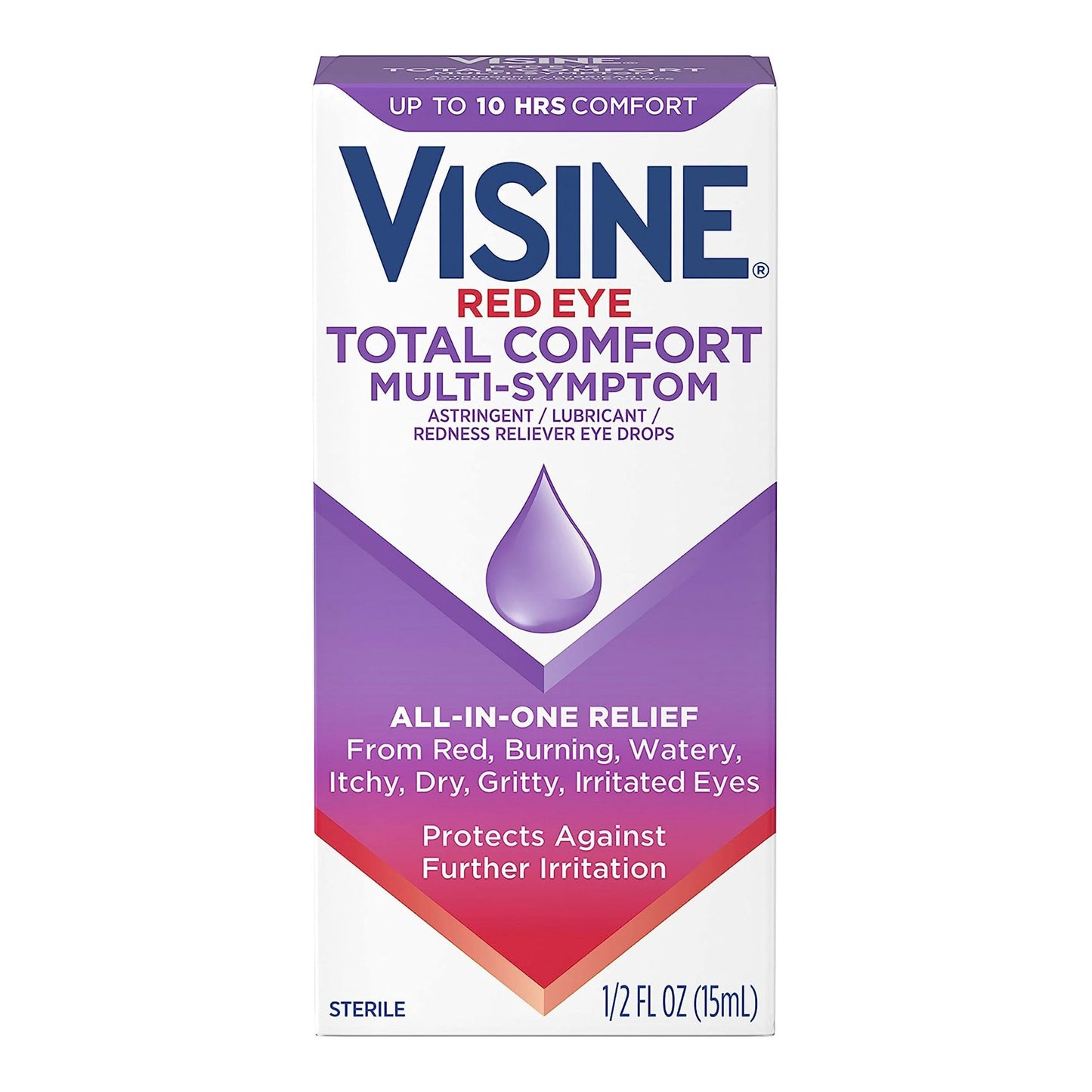 VISINE RED EYE, DRP COMFORT MULTI-SYMPTOM 0.5OZ