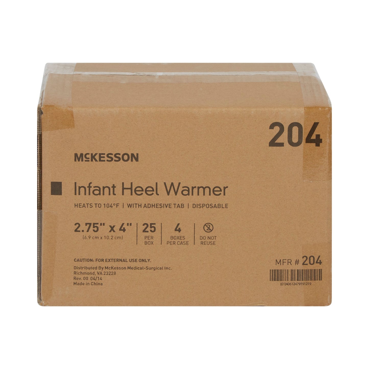 WARMER, HEEL INF LF 2.75"X4" (25/BX 4BX/CS)