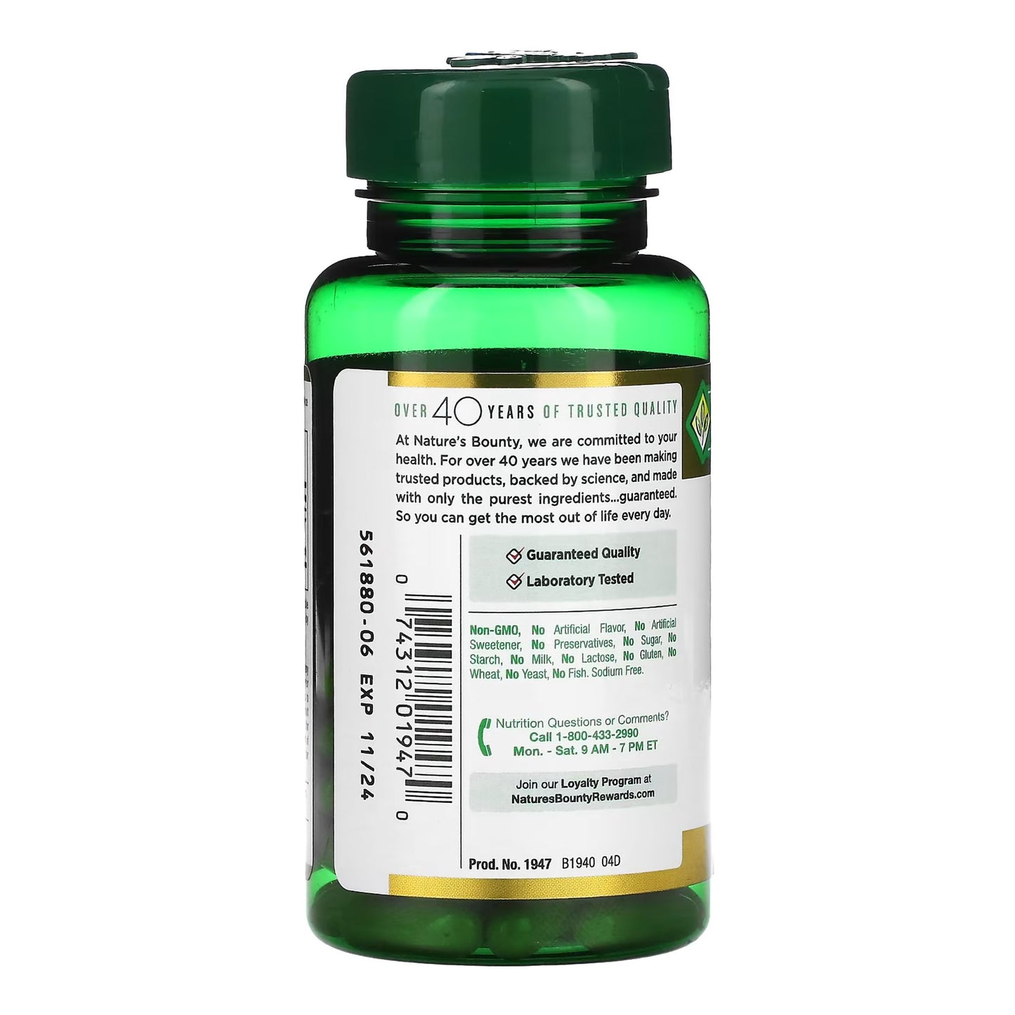 MILK THISTLE, CAP SGEL NATURESBOUNTY 1000MG (50/BT)