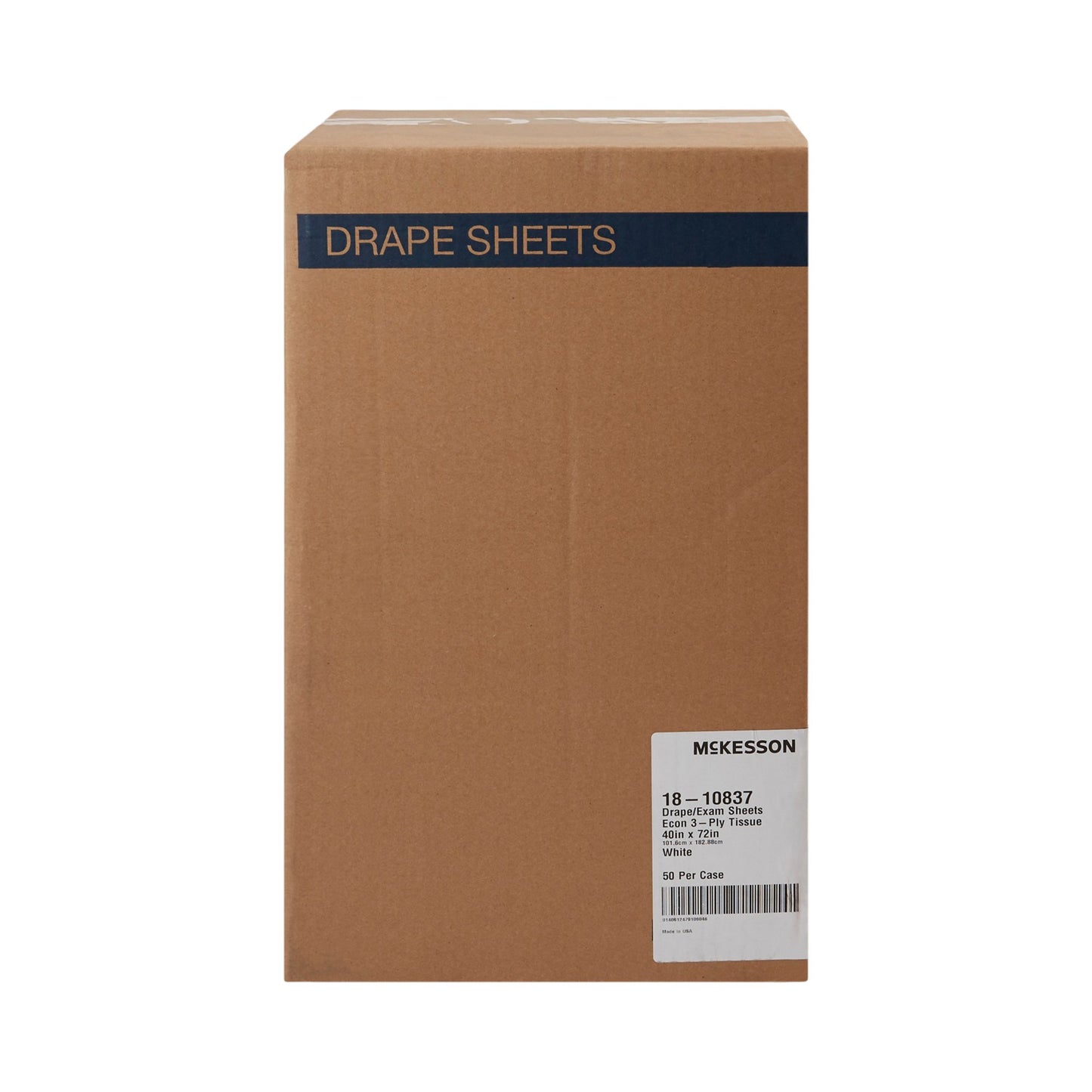 SHEET, DRAPE 3PLY ECON WHT 40X72 (50/CS)