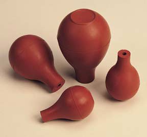 BULB, RUBBER F/LG PIPETTE & SYRINGES 1OZ