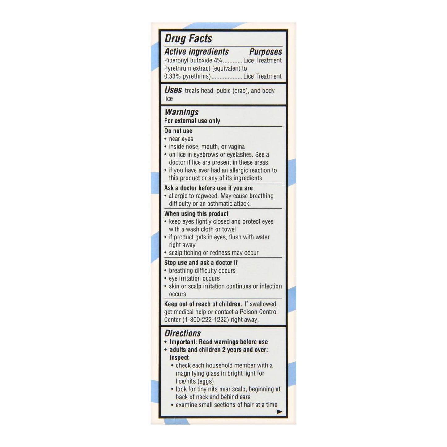 LICE TRTMT, SHAMPOO FT 4-0.33%4OZ