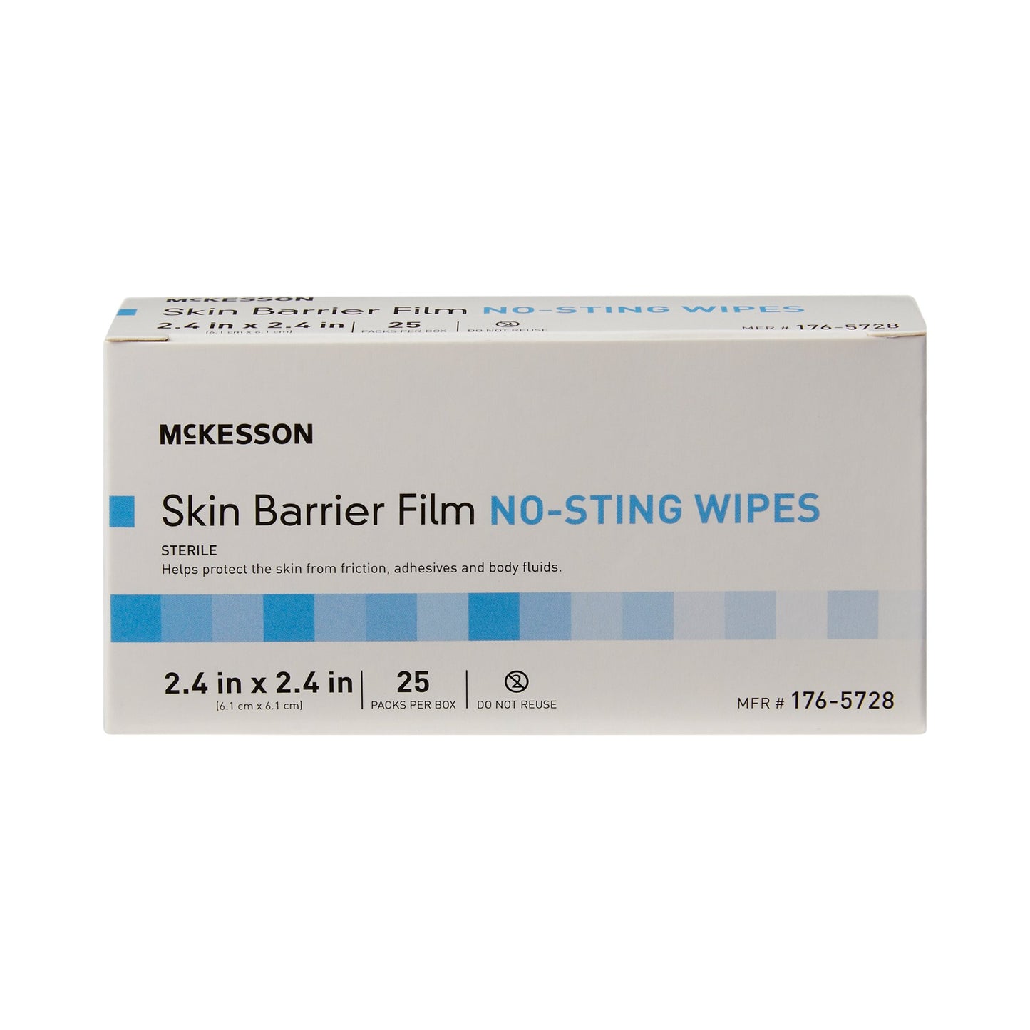 WIPE, SKIN BARRIER FILM NO STING (25EA/BX 100BX/CS)