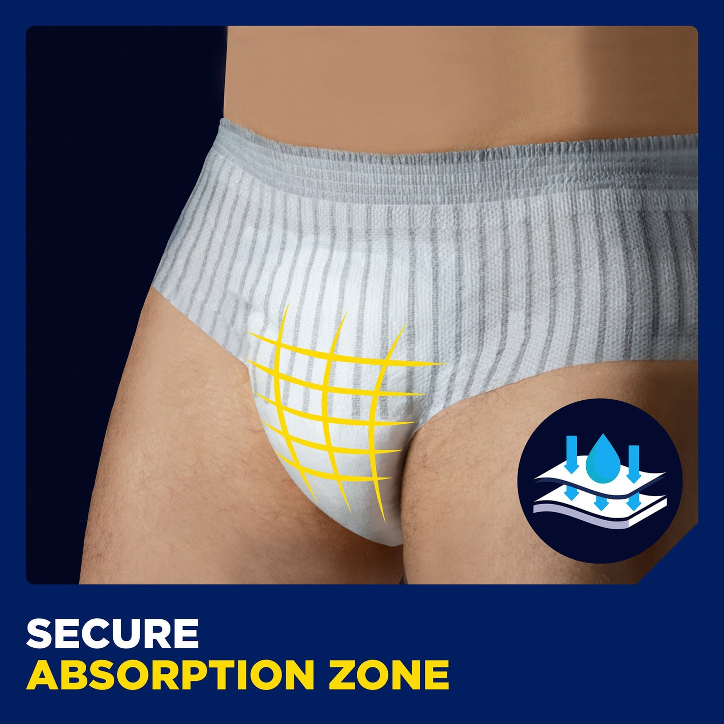 UNDERWEAR, MN TENA SM/MED (16/BG 4BG/CS)