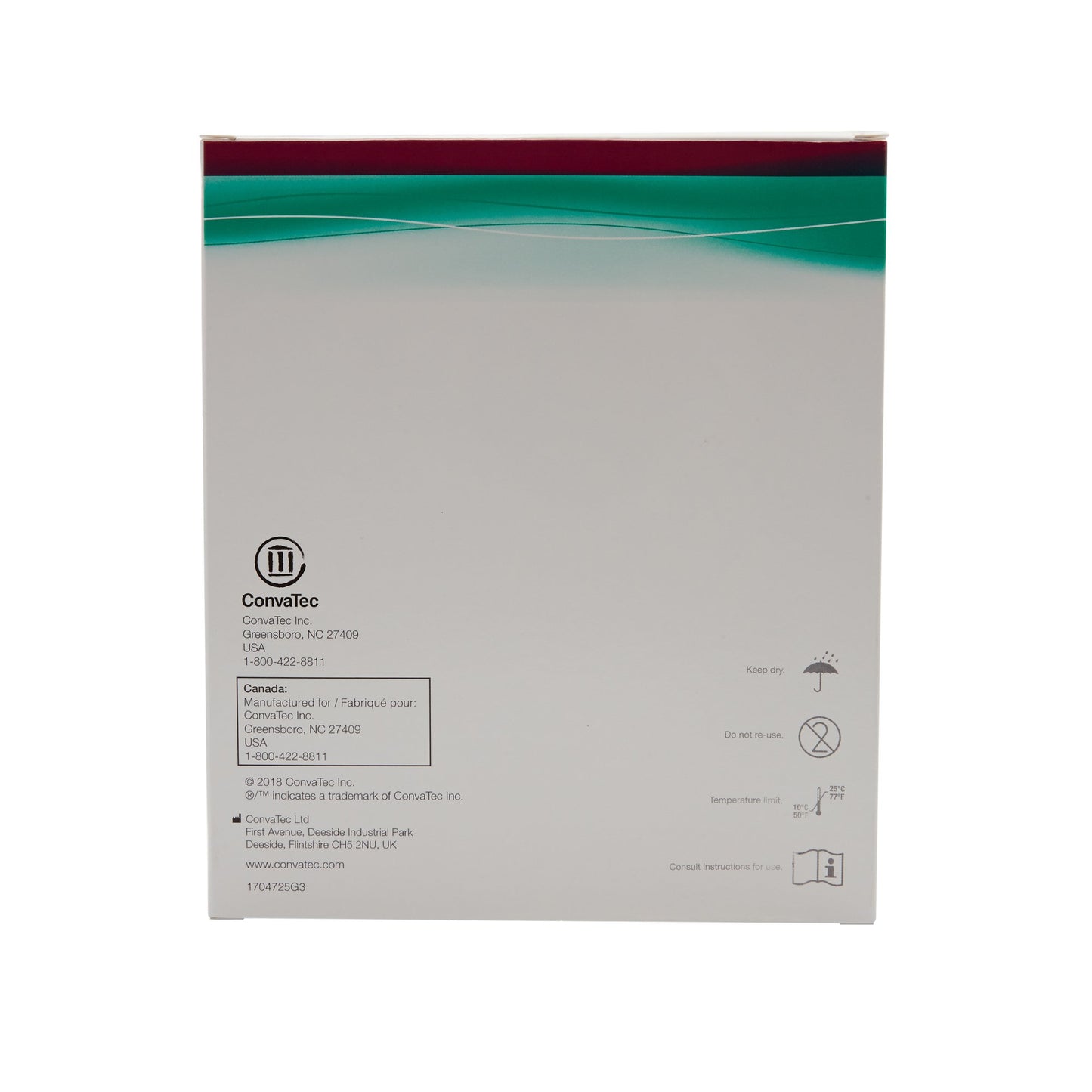 DRESSING, DUODERM CGF STR 4"X4" (5/BX 20BX/CS)