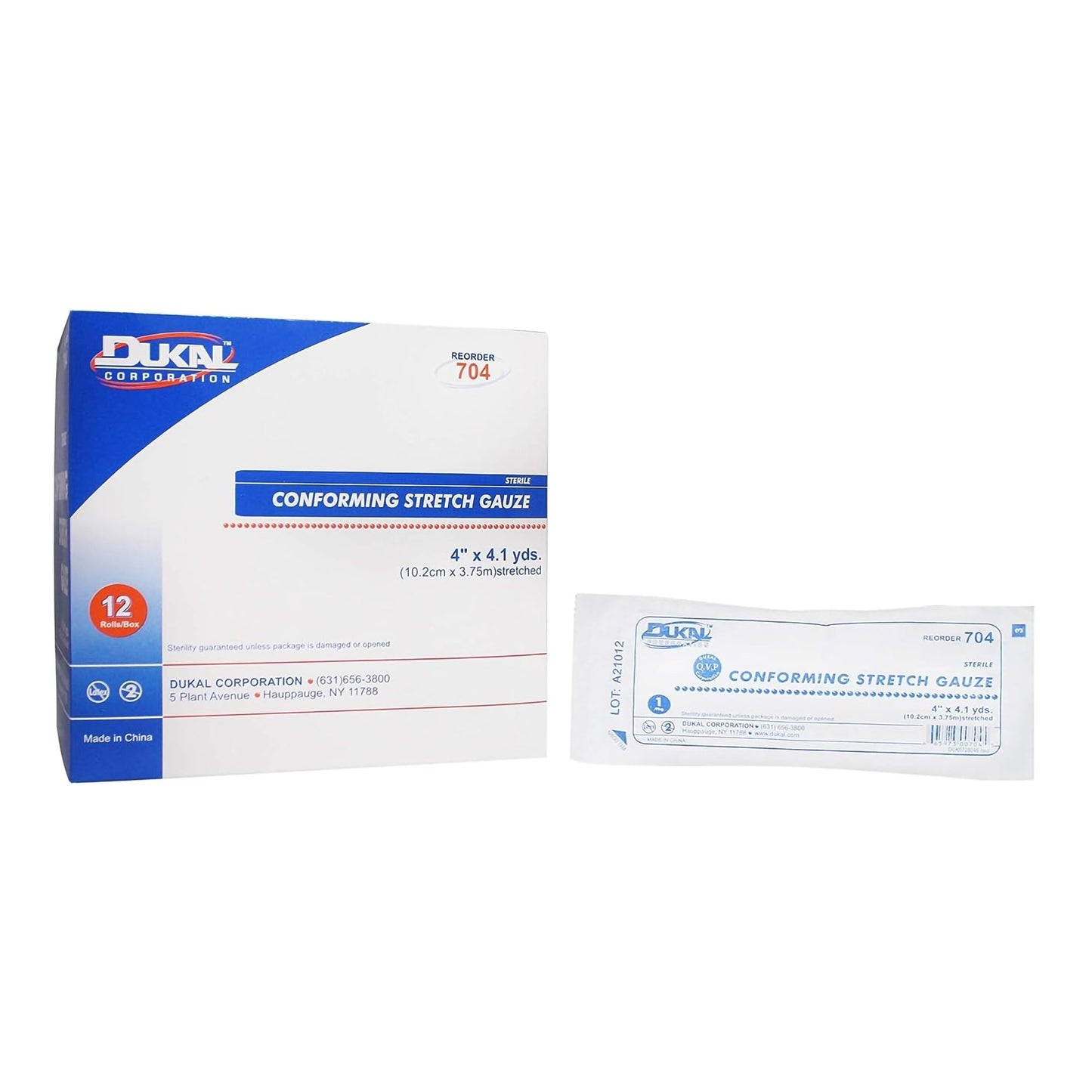 GAUZE, CONFORM STRETCH STR 4"(12RLS/BAG)