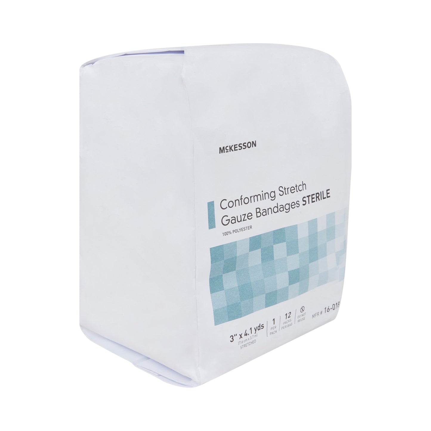 BANDAGE, CNFRM STR 3"X4.1YDS (12RL/BG 8BG/CS)