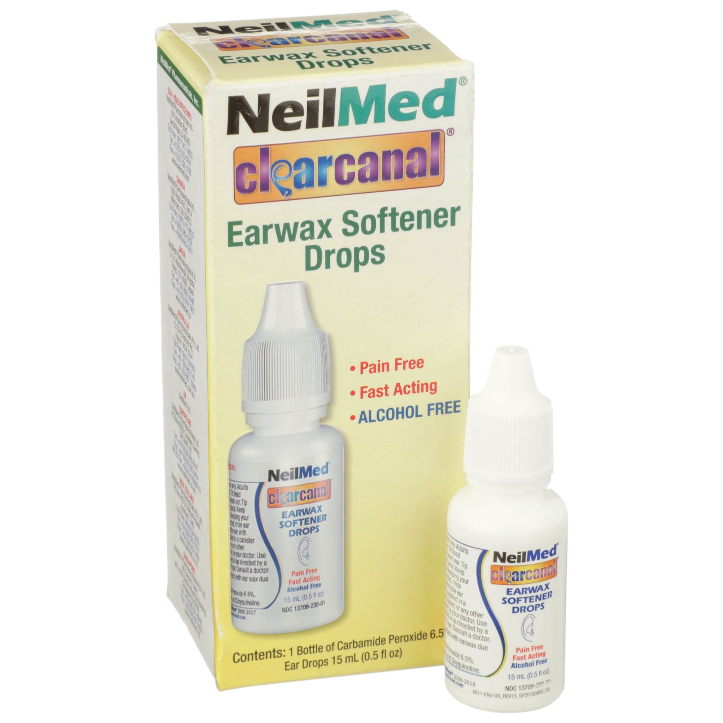 EARWAX SOFTENER, DROP CLEARCANAL 0.5OZ (96/CS)