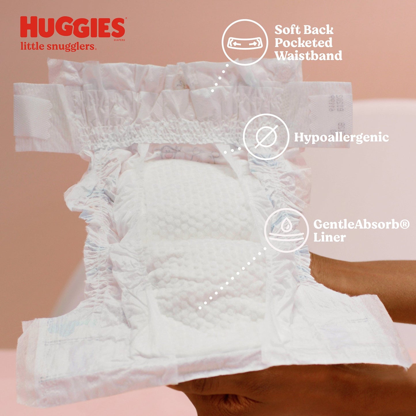 DIAPER, HUGGIES LITTLE SNUGGLERS SZ1 (20/PK 12PK/CS)