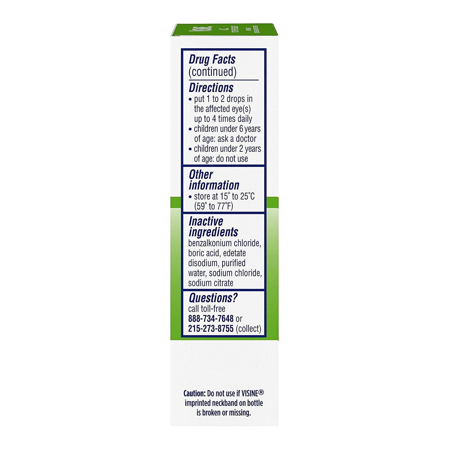 EYE DROPS, VISINE AC .5OZ (36BT/CS) J&JOTC