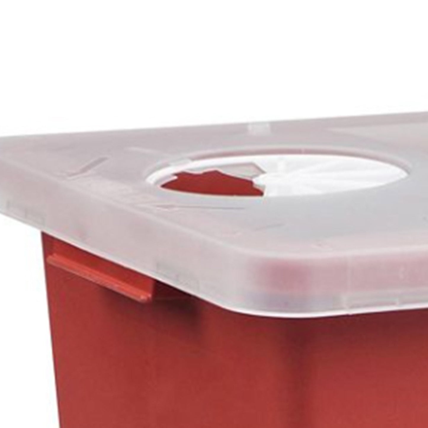 CONTAINER, SHARPS RED 8GL W/LID (10/CS)