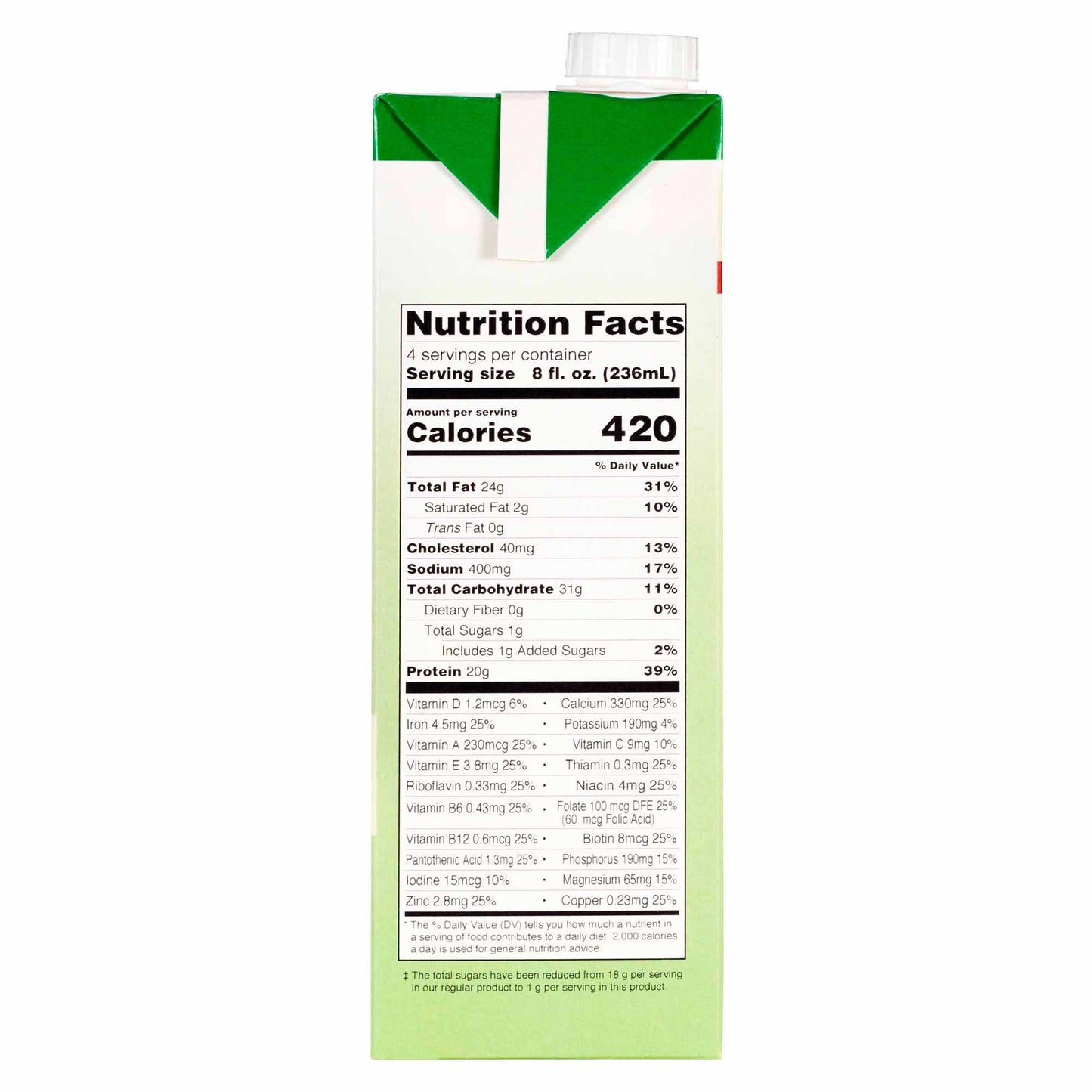 MED PASS, VANILLA 32OZ (12/CS)NO SUGAR ADDED