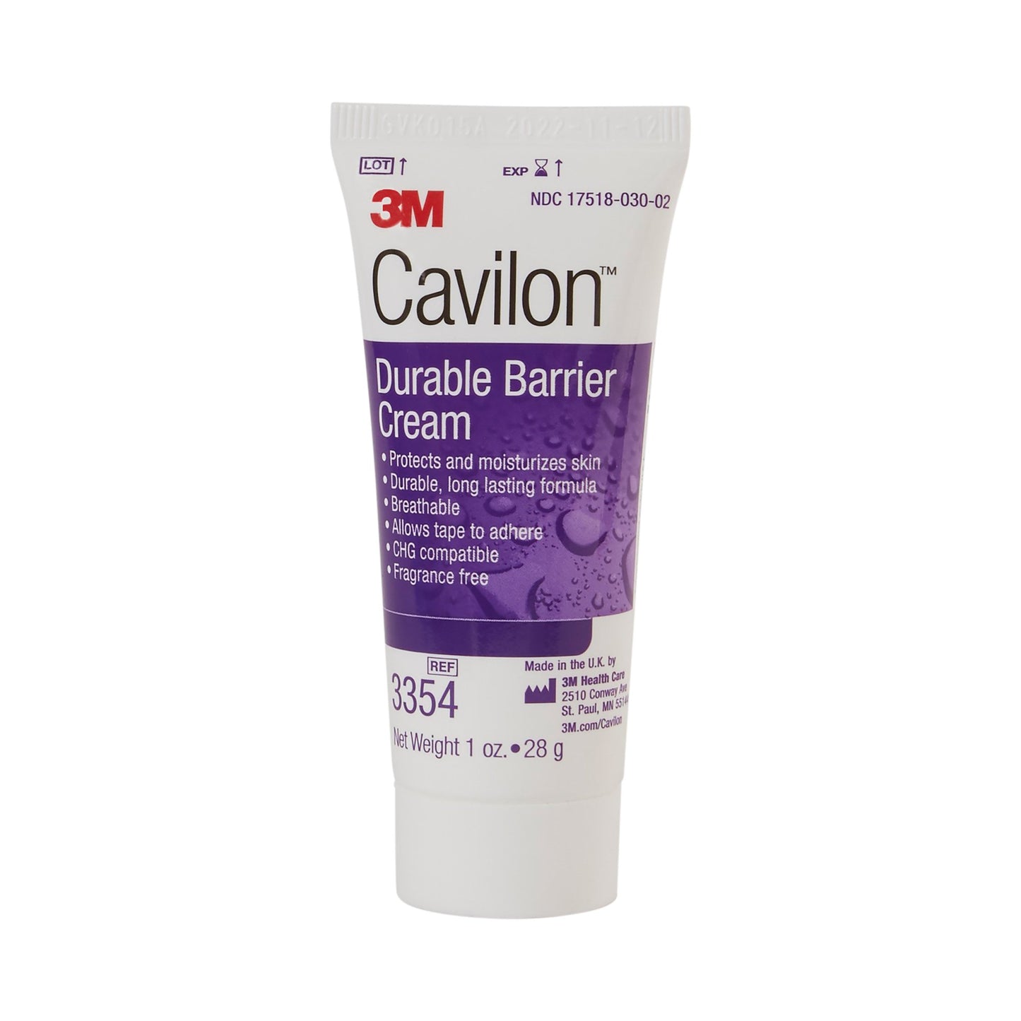 CREAM, HAND CAVILON DOUBLE BARRIER 1OZ (48/CS)