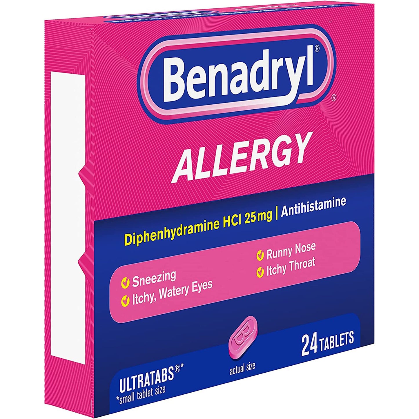 BENADRYL ULTRA, TAB 25MG (24/BX 24BX/CS)