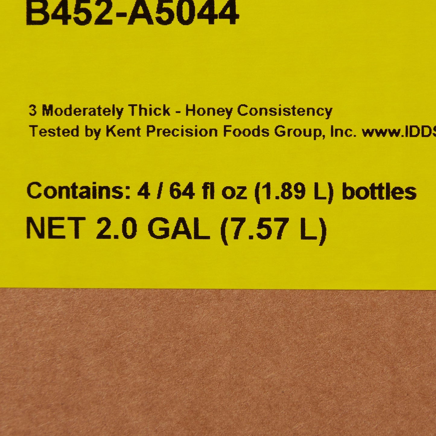 AQUACARE, FOOD THICKENER H20 HONEY 64OZ (4/CS)
