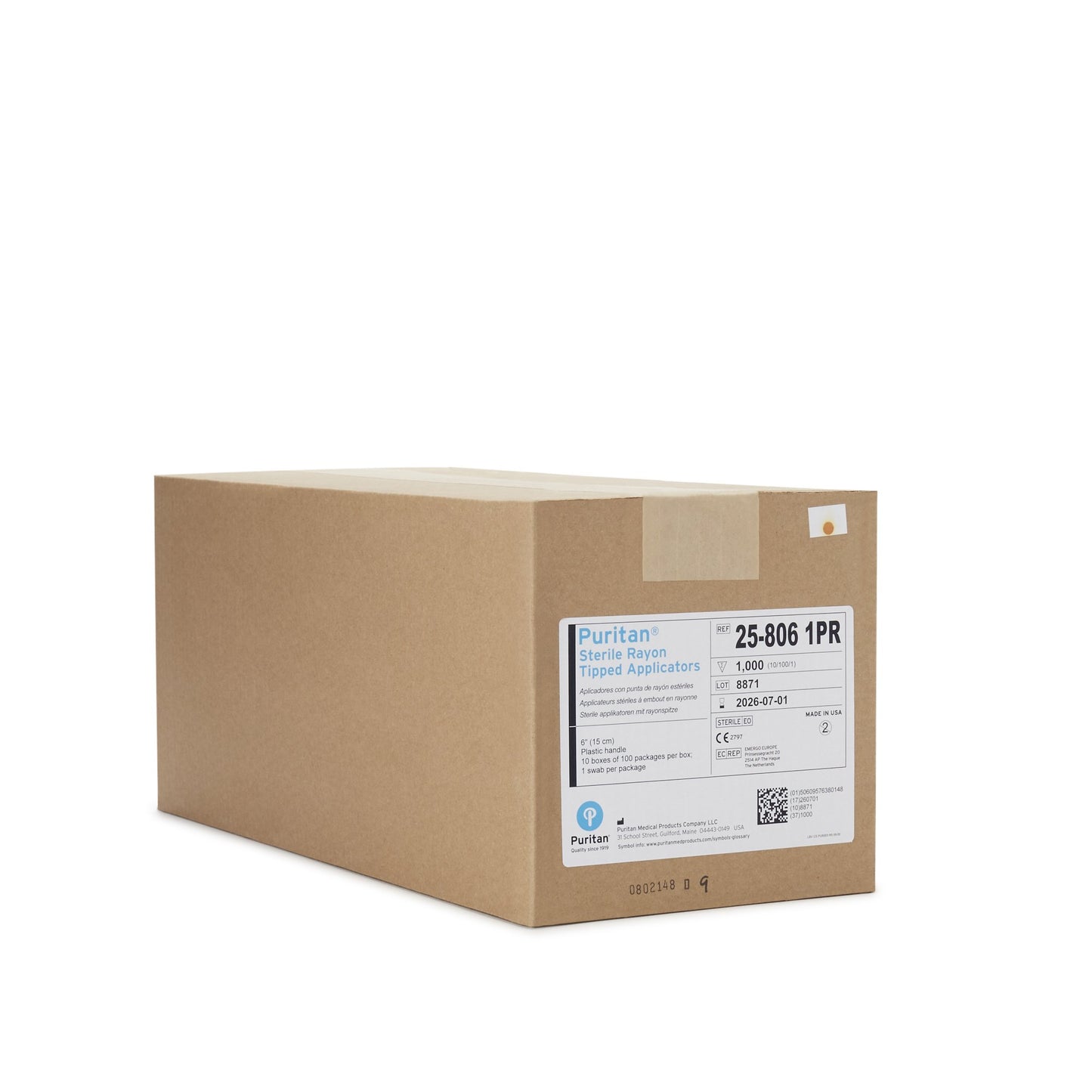 APPLICATOR, RAYON TIP STR 6" (100/BX)