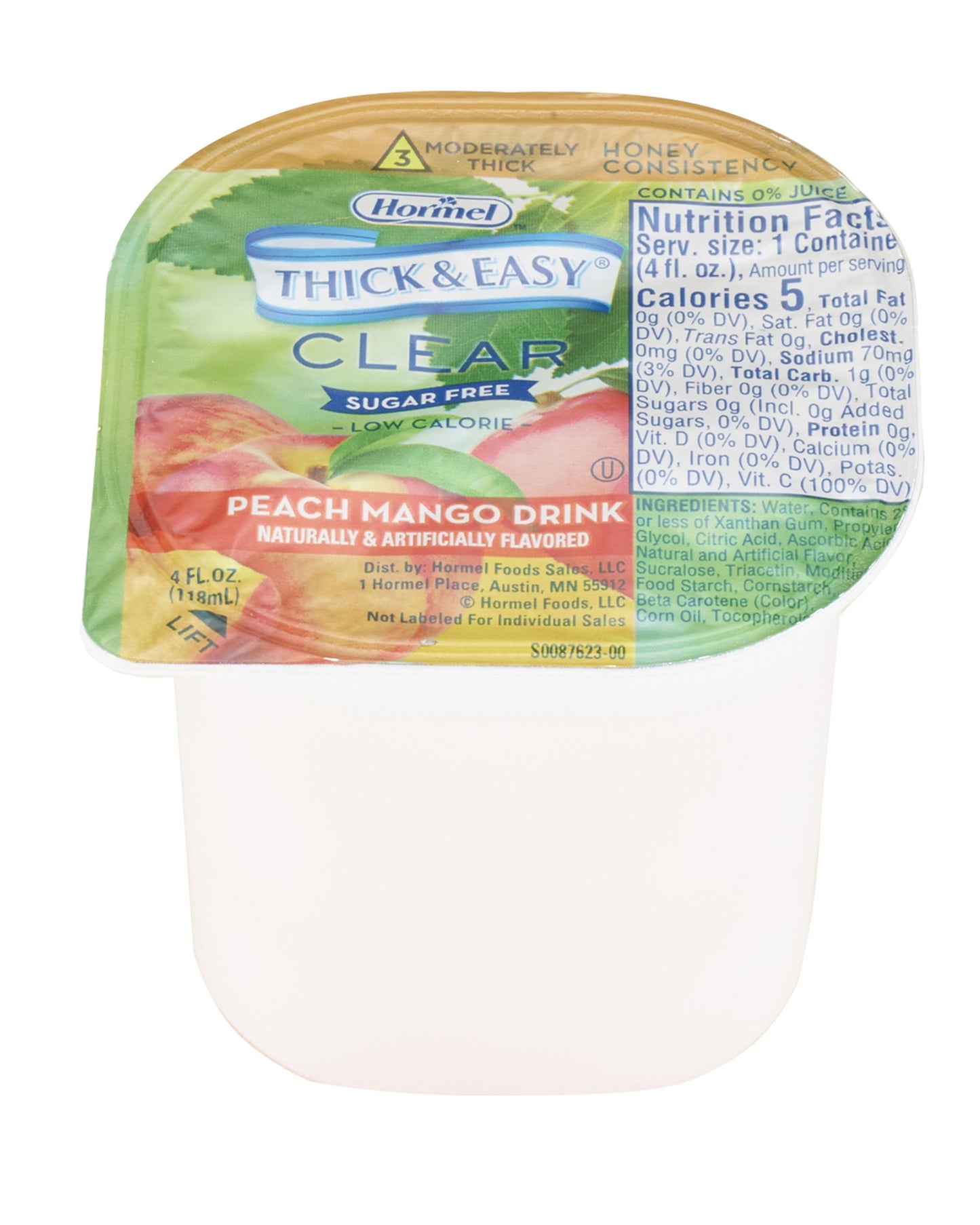 THICKENER, THICK N EASY DRINK SF PCH MANGO HNY 4OZ (24/CS)