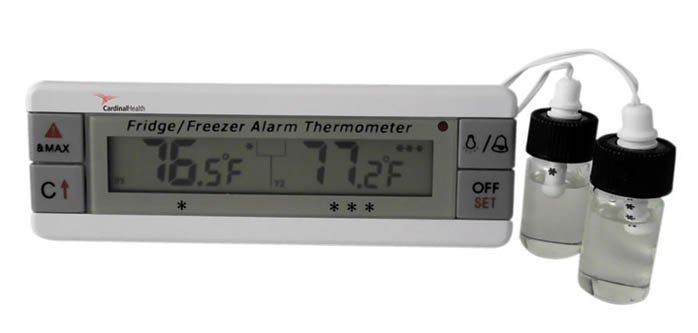 THERMOMETER, FRIDGE FREEZER STICK CELSIUS DUAL TEMP