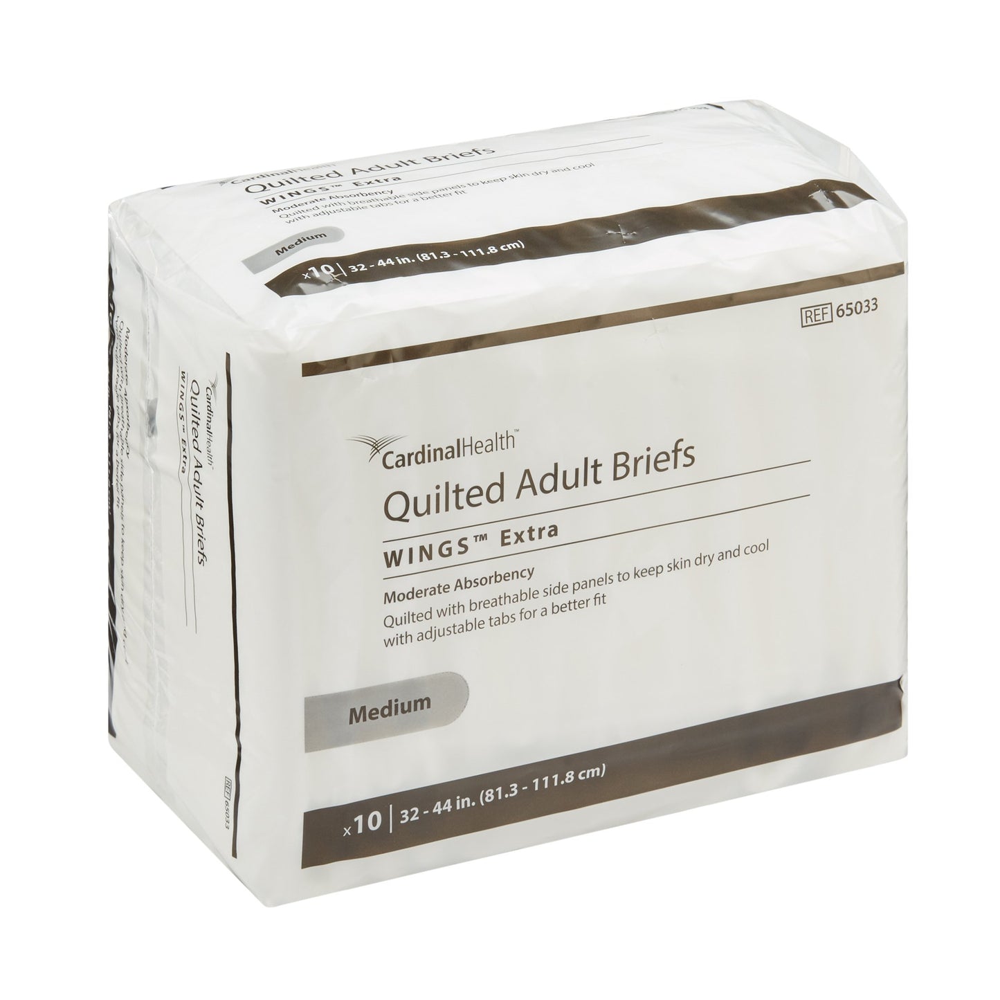 BRIEF, SIMPLICITY QUILTED ADLTMODERATE ABS (10/BG KENICO