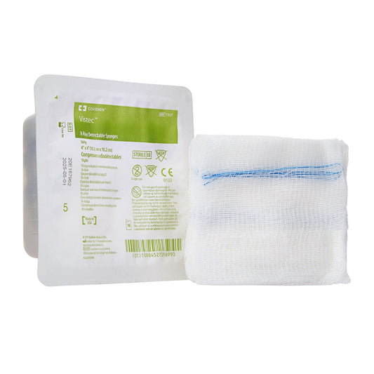 SPONGE, XRAY STR 4"X4" (10/TR 128TR/CS) KENDAL