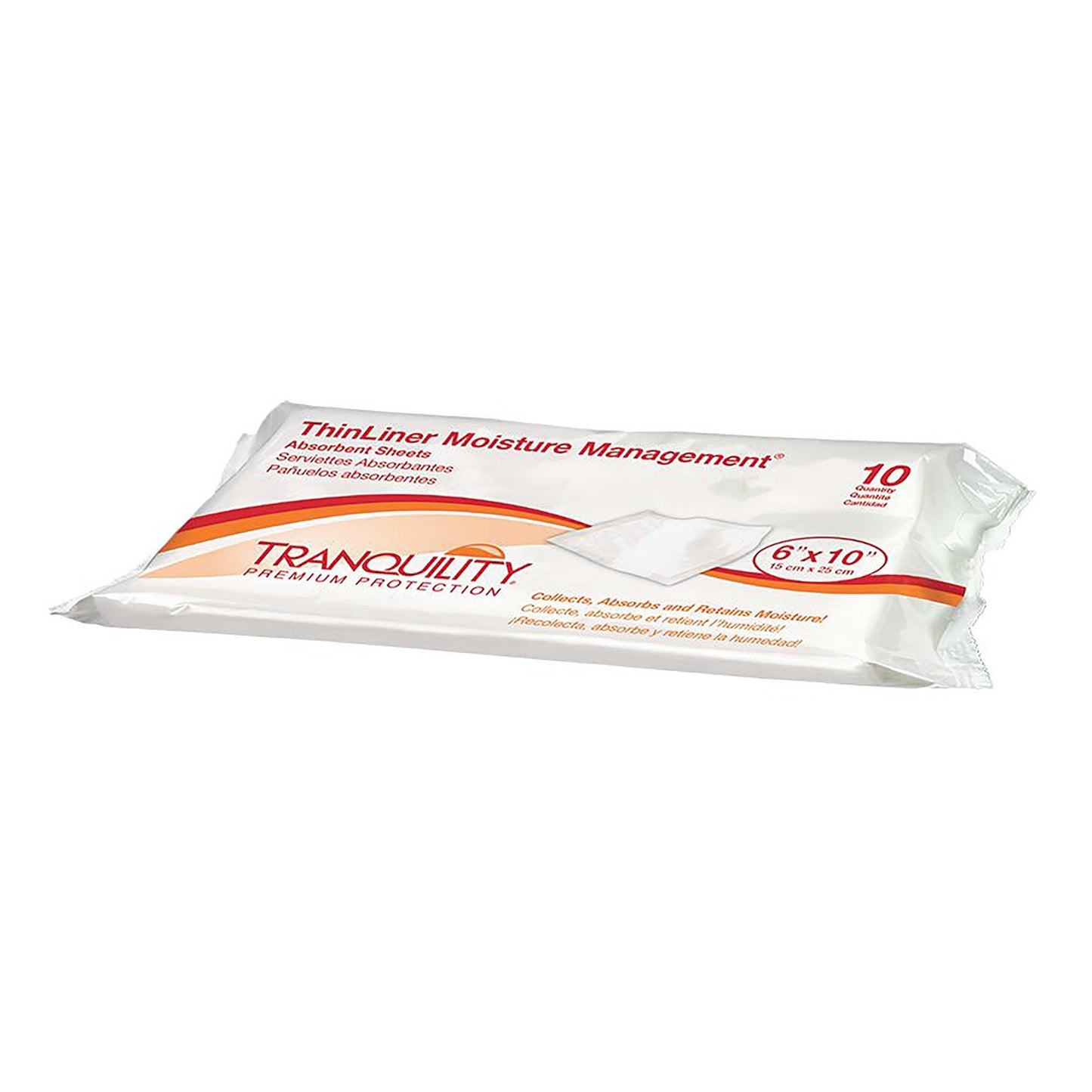 SHEET, TRANQUILITY THINLINER ABSRB DISP 6"X10" (10/PK 20PK/C