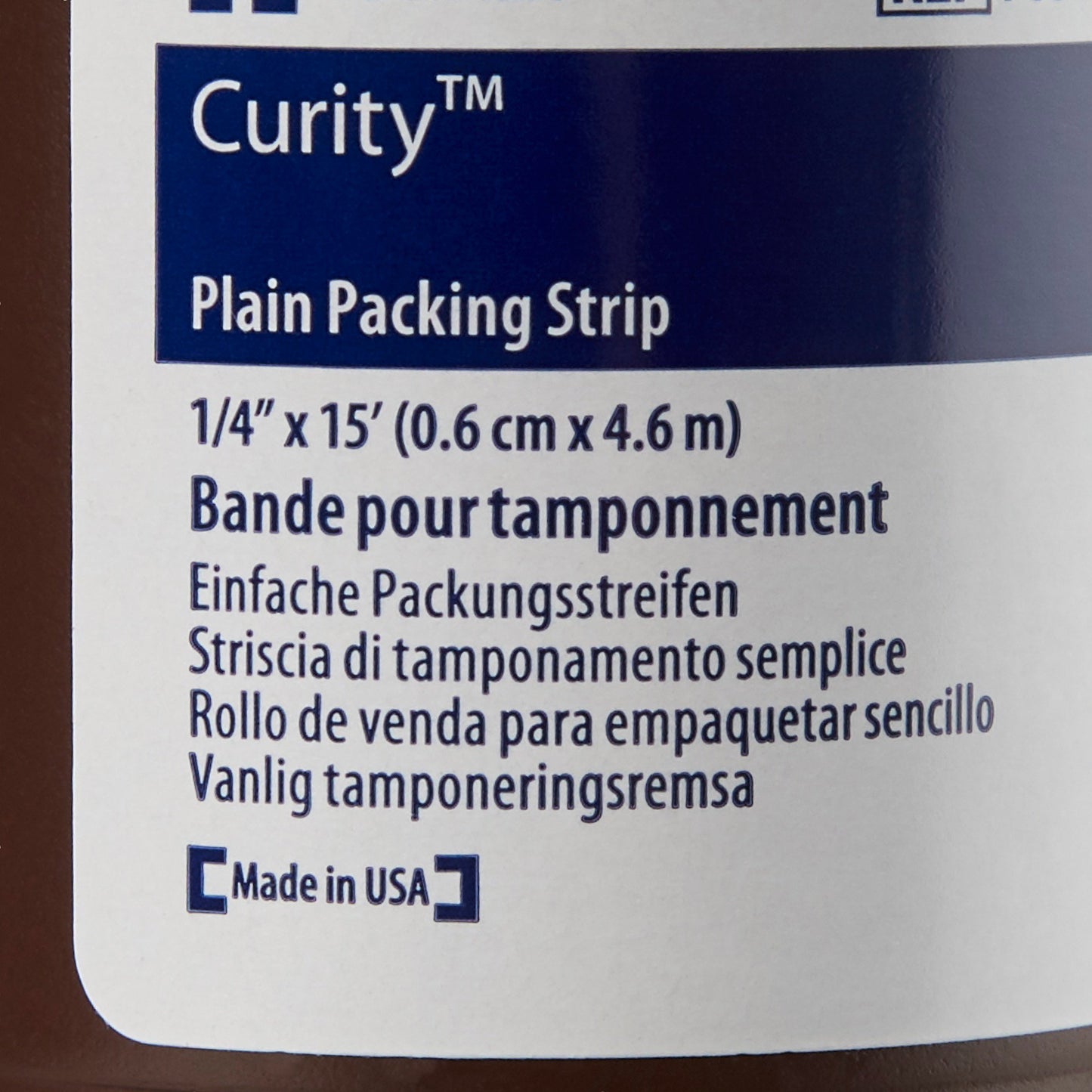 PACKING STRIP, NASAL PLAIN 1/4"X5YDS (12/CS)