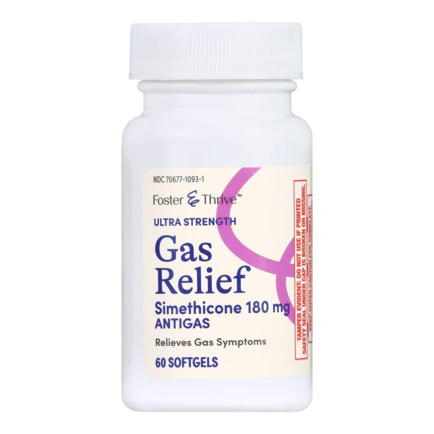 GAS RELIEF, CAP SGEL FT 180MG (60/BT)