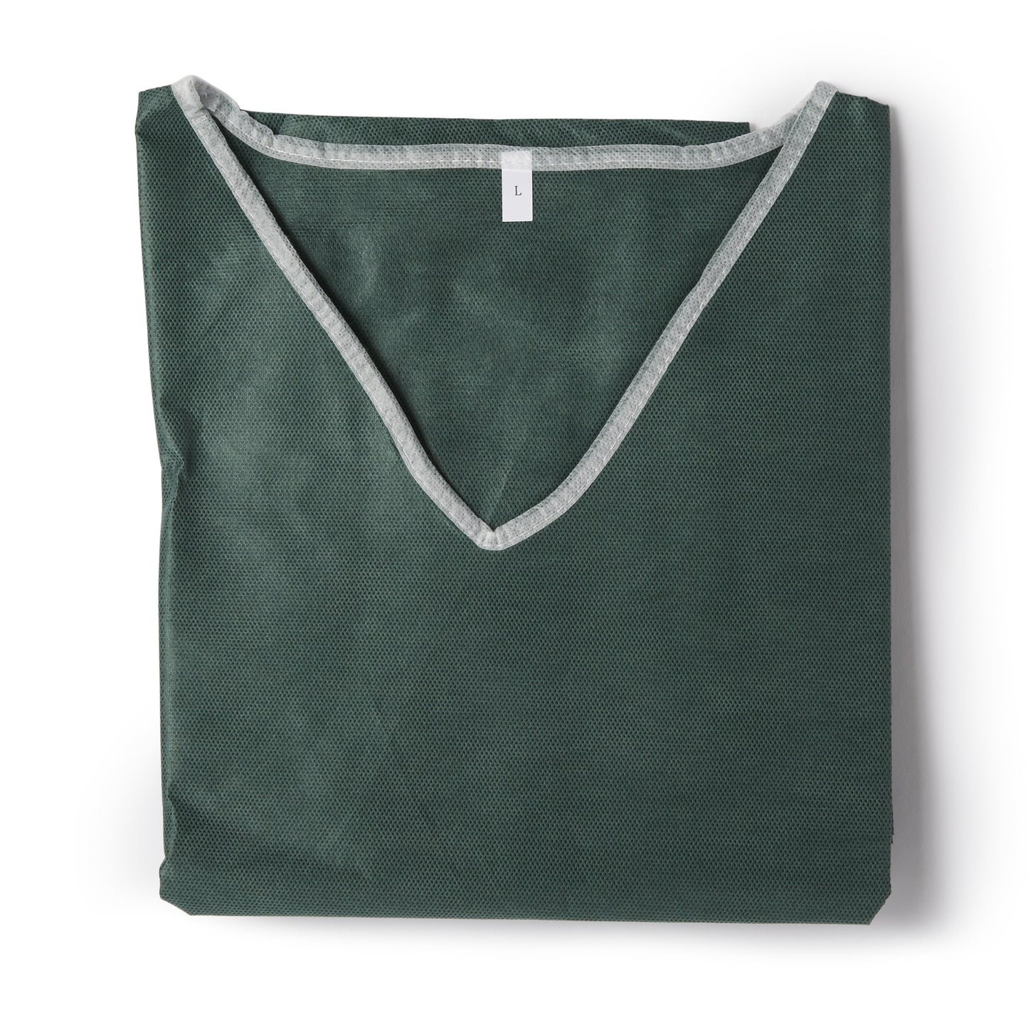 SHIRT SCRUB GRN LG 30/CS NONWOVEN 42-44"