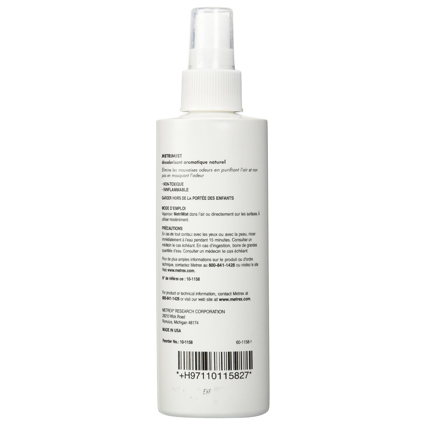 DEODORIZER, METRIMIST SURFACE 8OZ (12/CS)