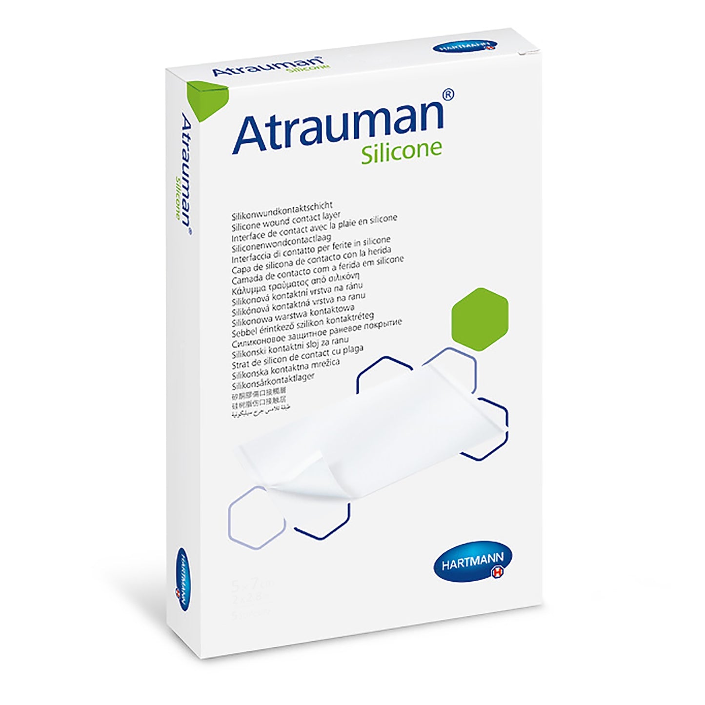 DRESSING, WOUND ATRAUMAN SILICONE COATED 3"X4" (10/BX)