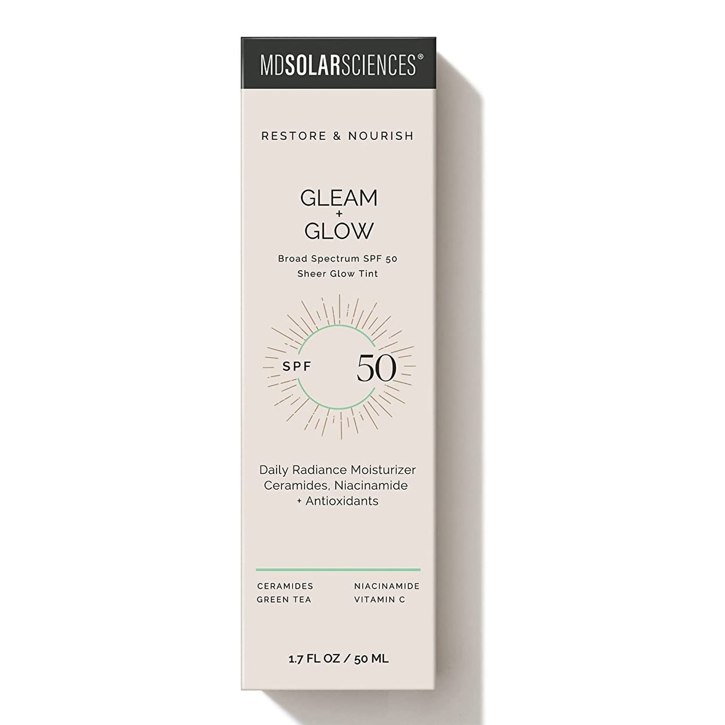 MOISTURIZER, SPF GLEAM + GLOW 1.7OZ (3/PK 8PK/CS)