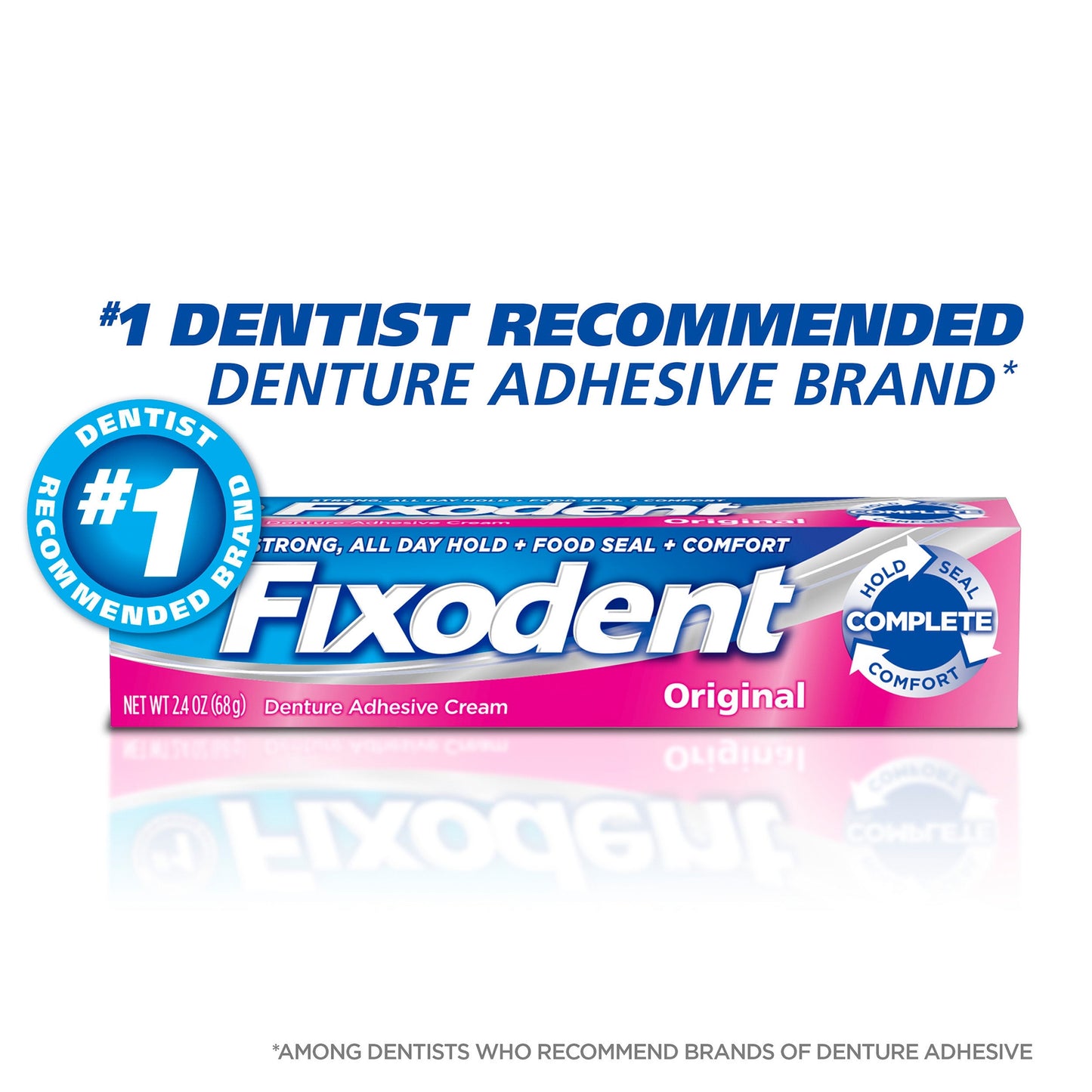 ADHESIVE, DENTURE FIXODENT ORICLEAN 1.4OZ (24/CS)