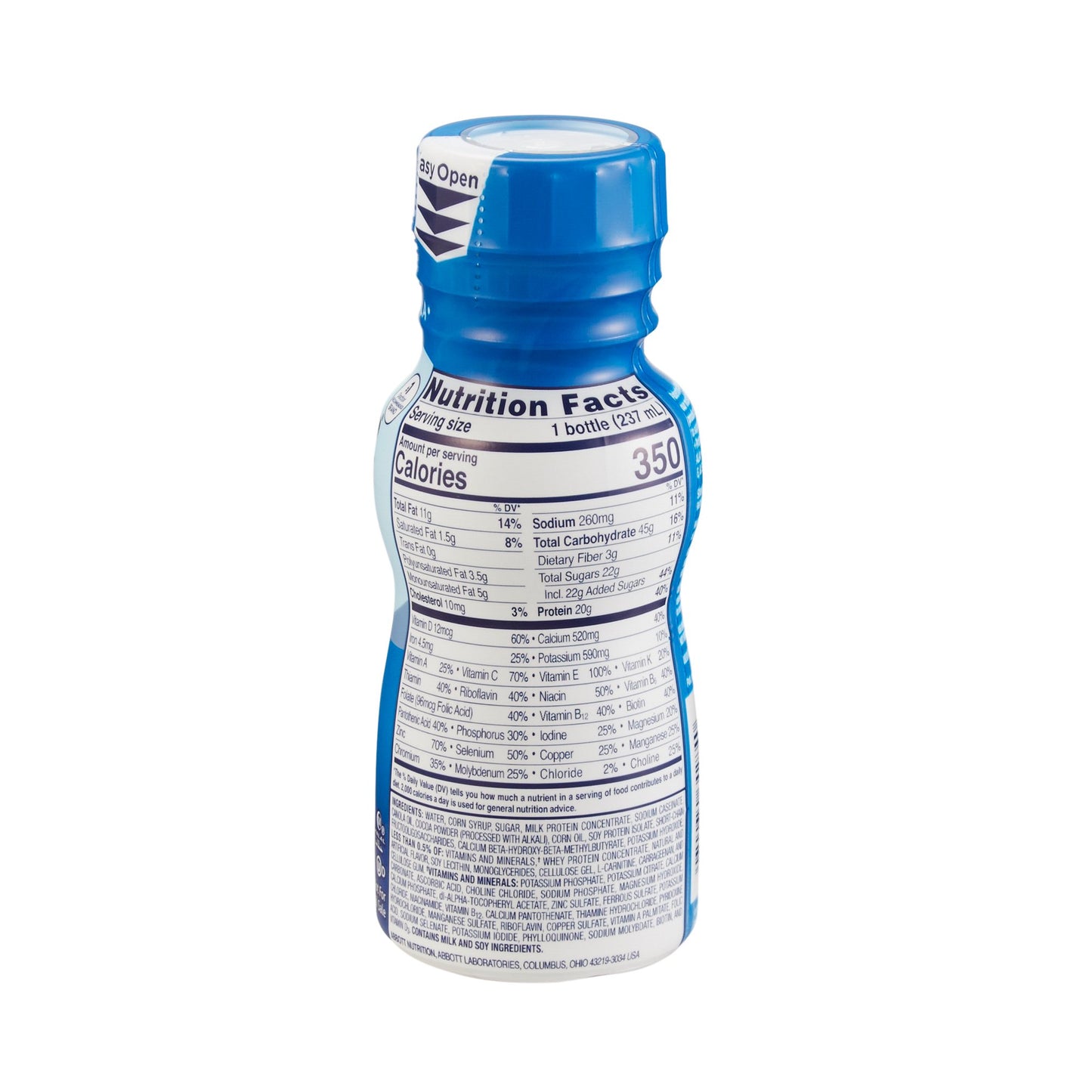 ENSURE, ENLIVE CHOCOLATE 8OZ BOTTLE (24/CS)