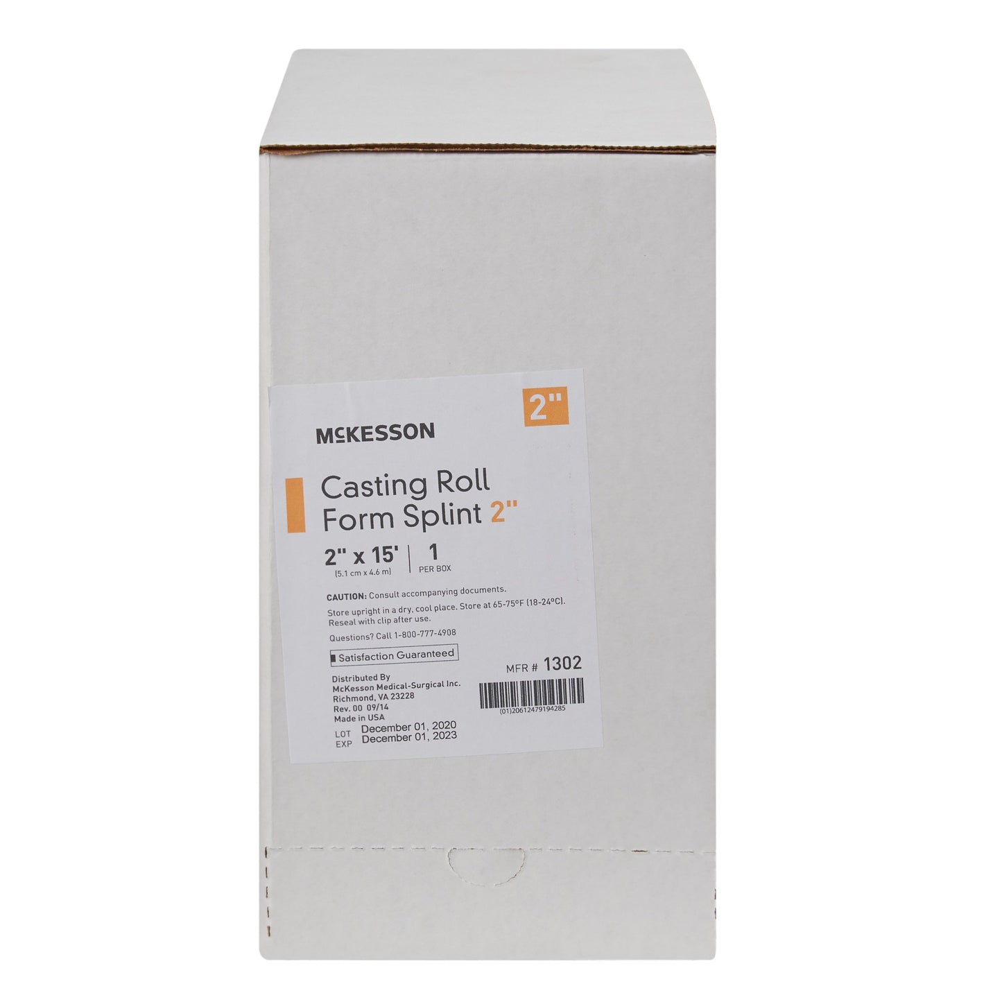 SPLINT, CAST 2"X15' (1RL/BX 2BX/CS)