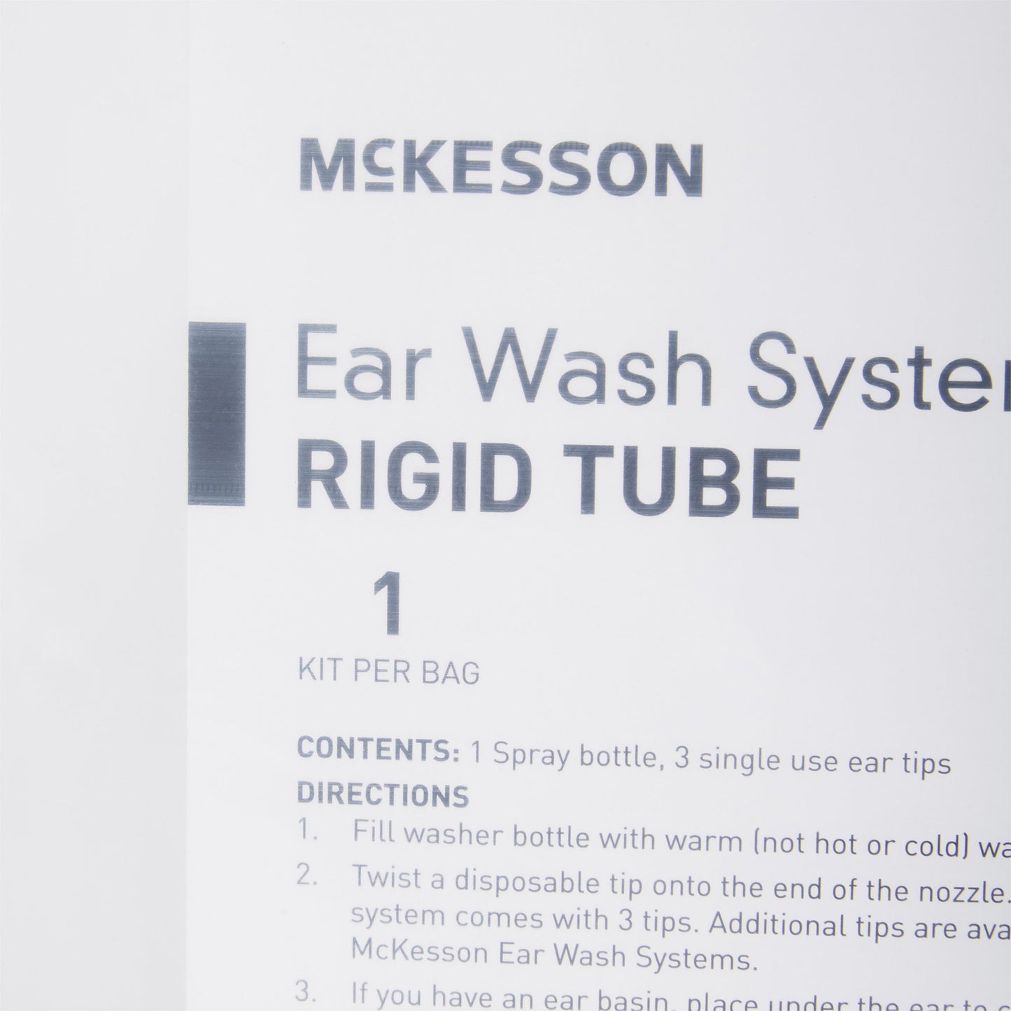 WASHER, EAR RIGID TU 3TIP W/BAG/LABEL (10BG/CS)