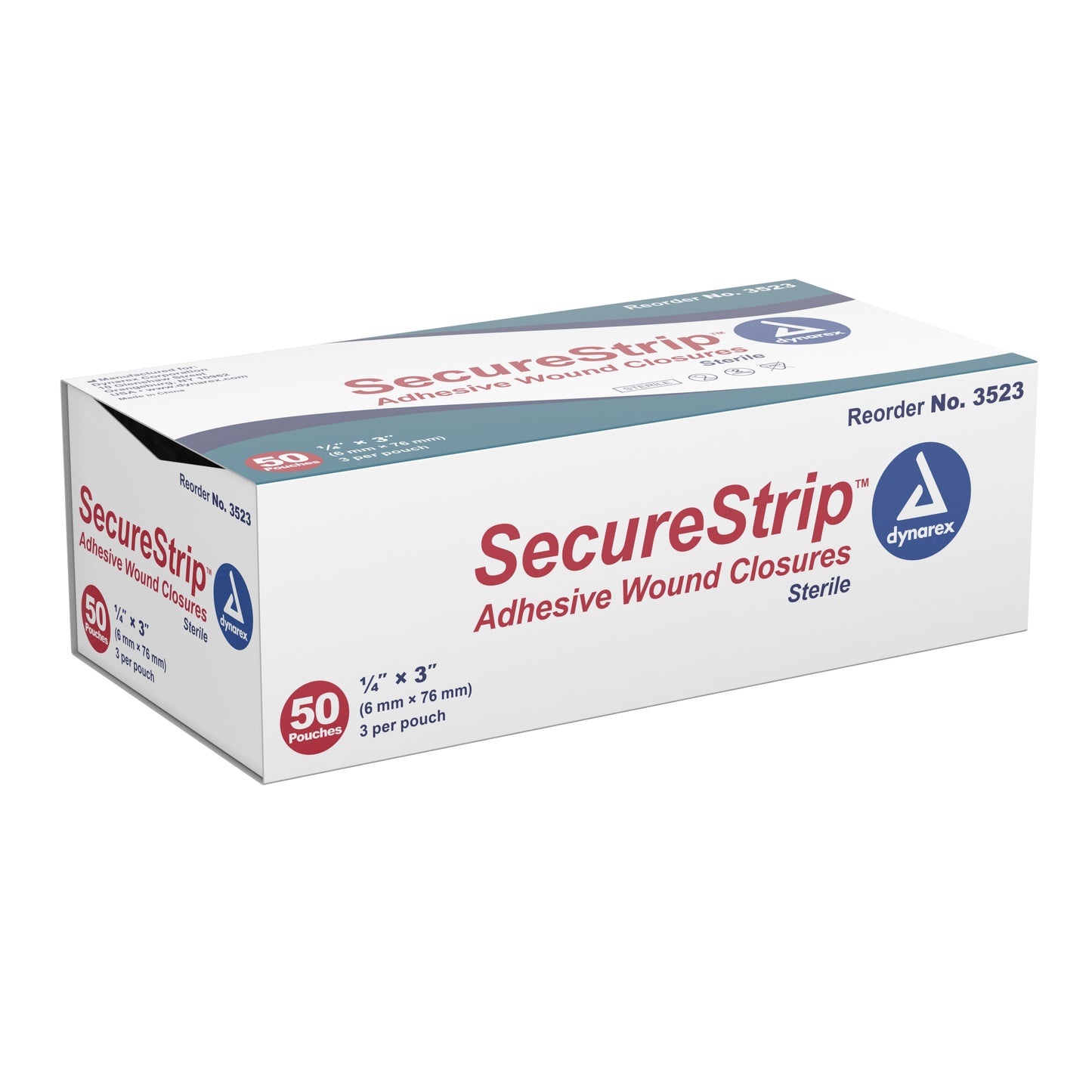 CLOSURE, WOUND STRIP STR 1/4X3" (50PK/BX 4BX/CS)