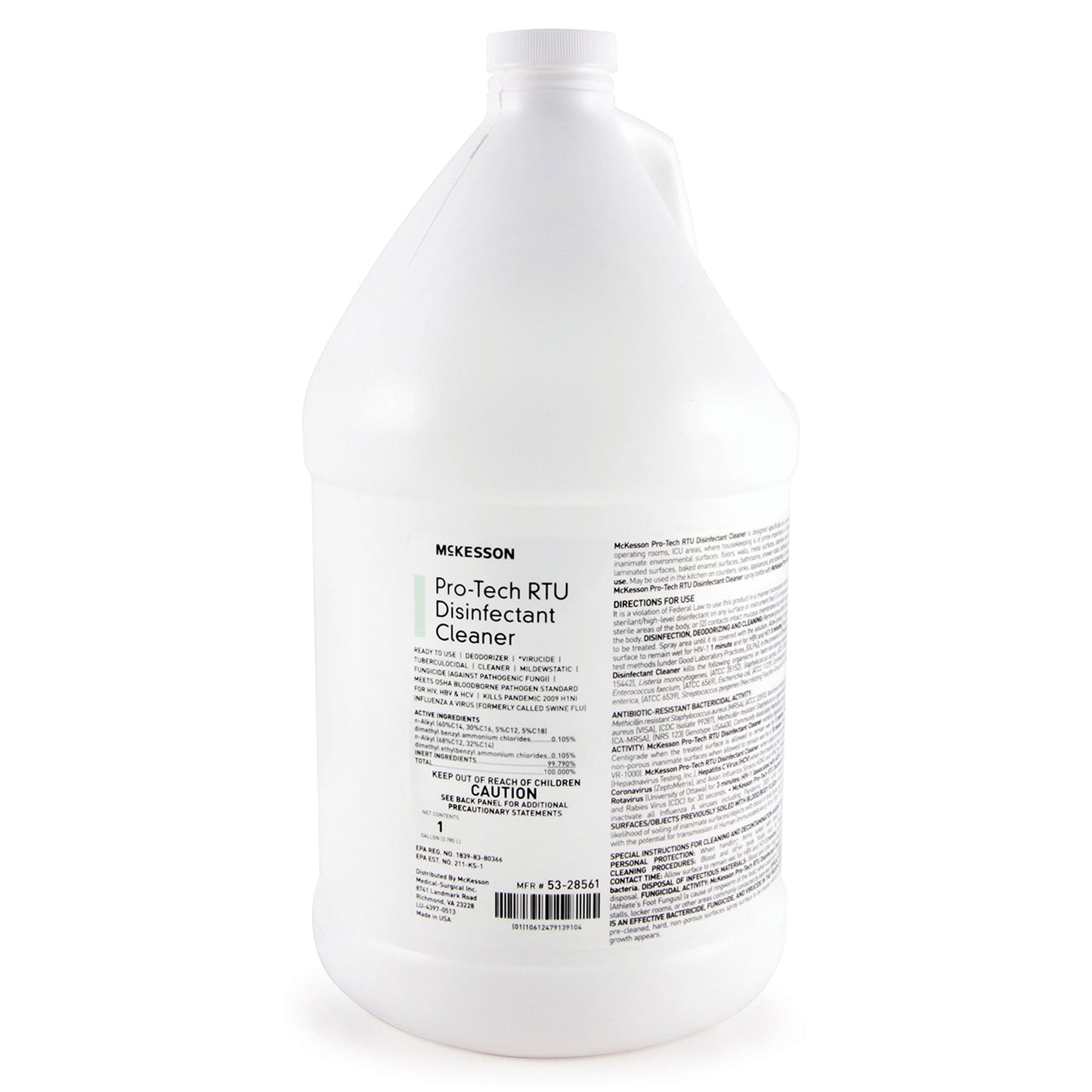 CLEANER/DISINFECTANT, PRO-TECHRTU 1GL LF (4/CS)