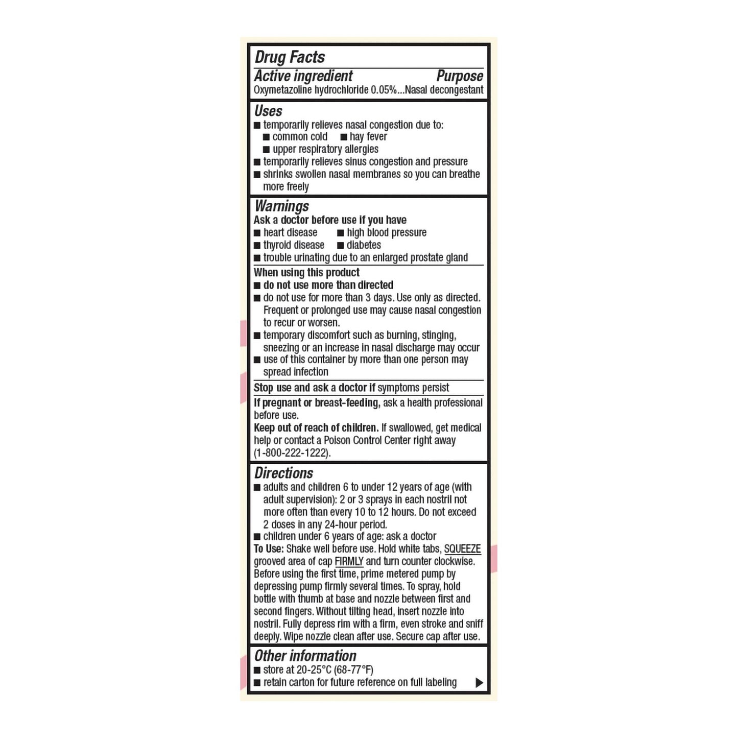 NASAL SPRAY, PUMP FT SM N/D 0.05%1OZ