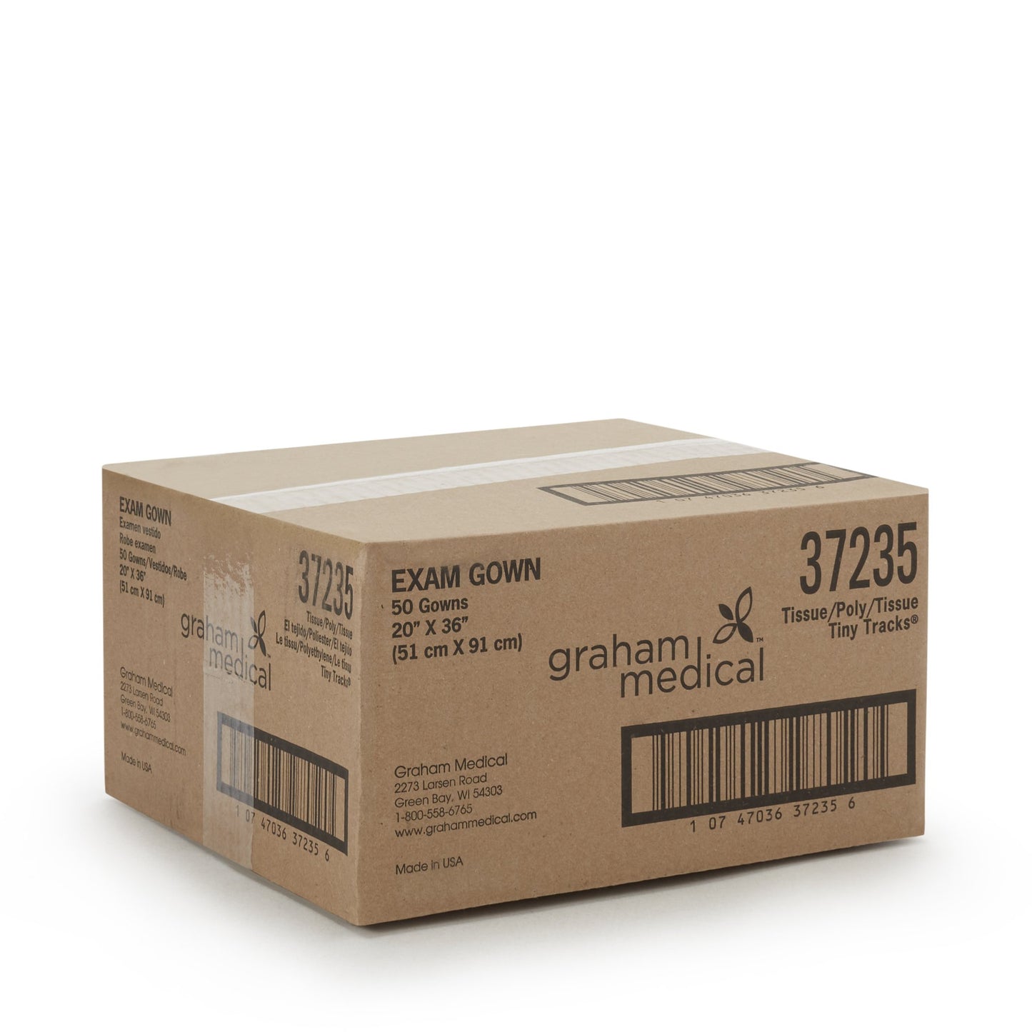 GOWN, TINY TRACKS PED 20" (50/CS)