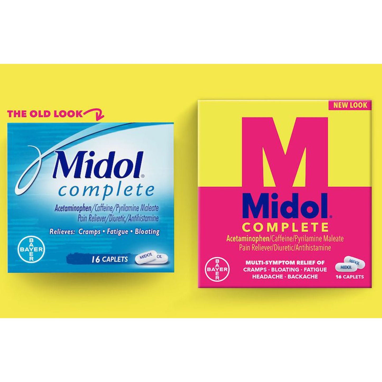 MIDOL, CAP MULTI SYMP (24/BX)