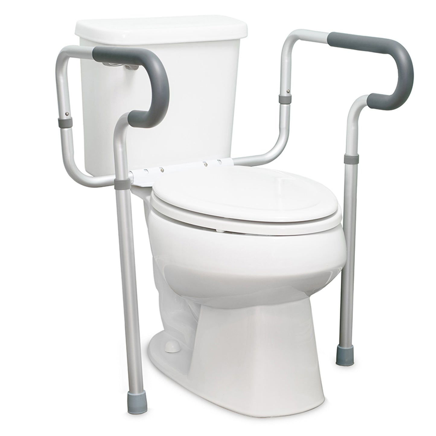 FRAME, TOILET SFTY W/WATERFALLARMREST 19-23.5" (4/CS)