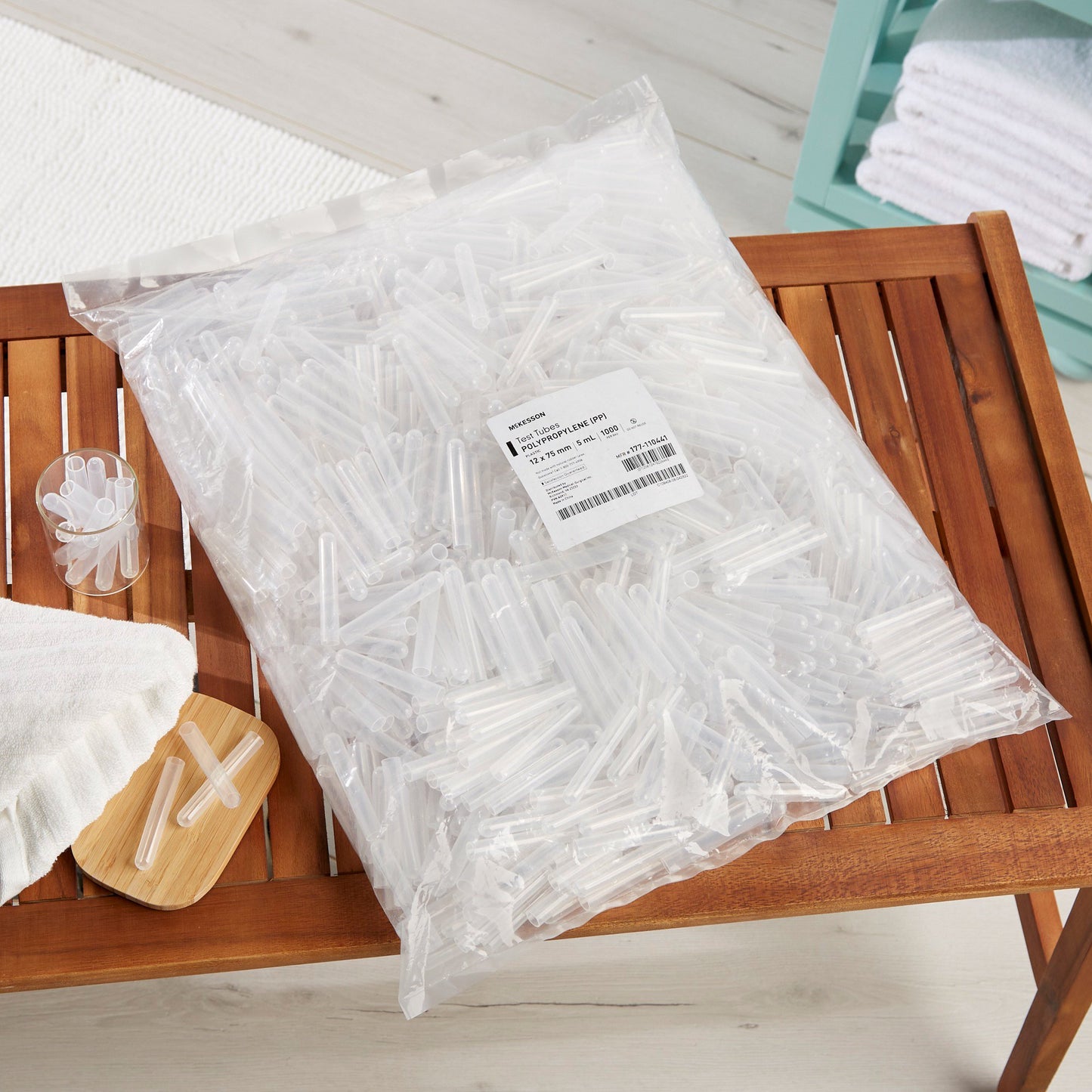 TUBE, TEST POLYPROPYLENE 12X75MM 5ML (1000/BG)