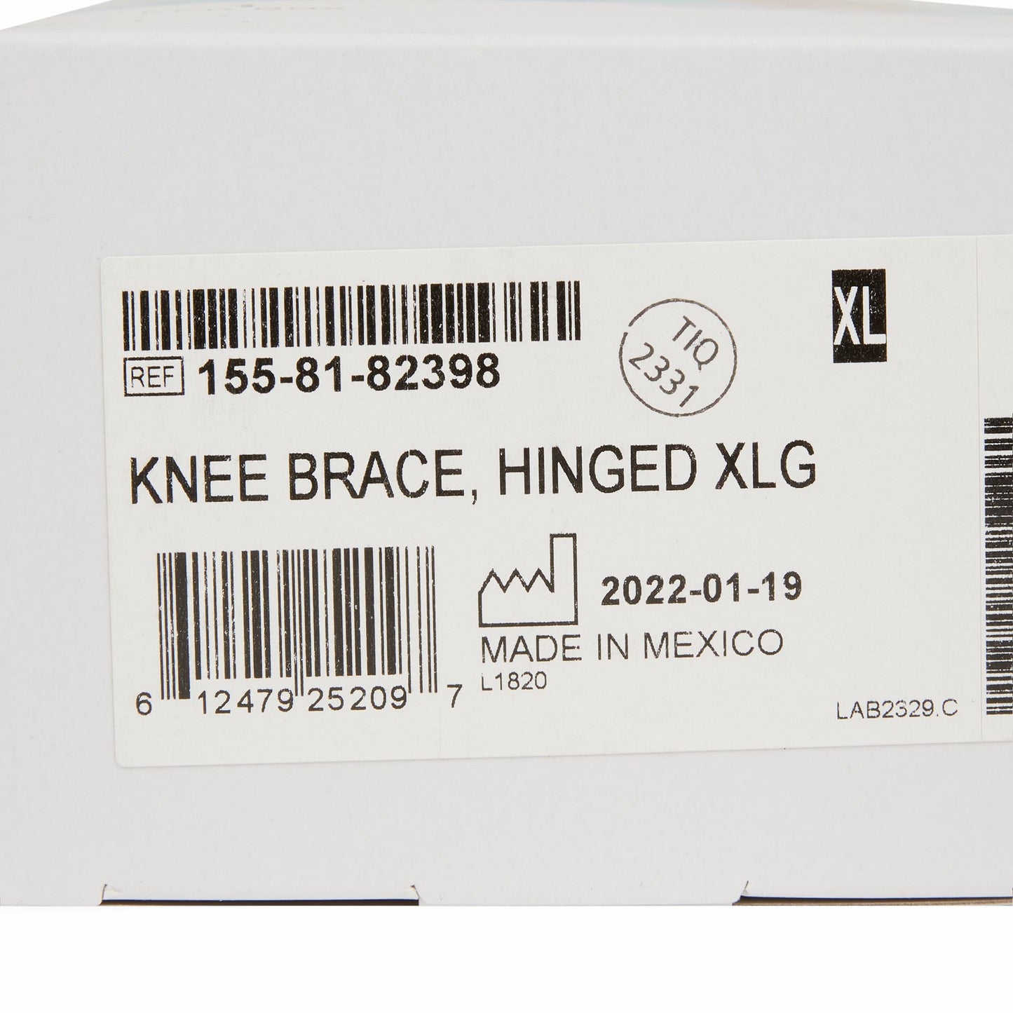 KNEE BRACE, HINGED XLG