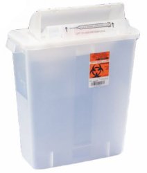 CONTAINER, SHARPS CLR 3GL (10/CS)