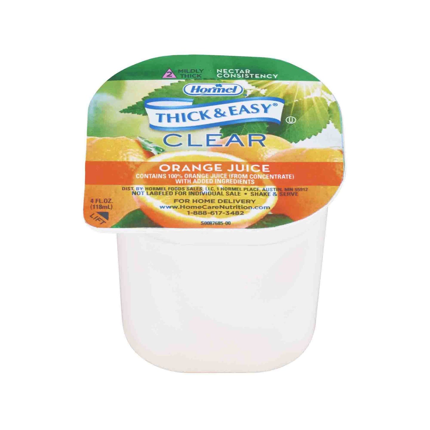 THICK & EASY, JUICE THICKENED ORG NECTAR 4OZ (24/C DMNDCR