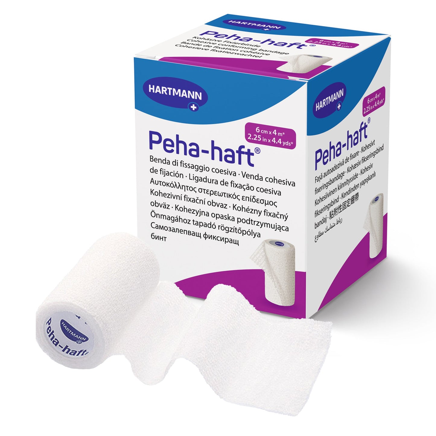 BANDAGE, GAUZE COHESIVE PEHA-HAFT LF 2.5"X4.5YDS (1/BX)